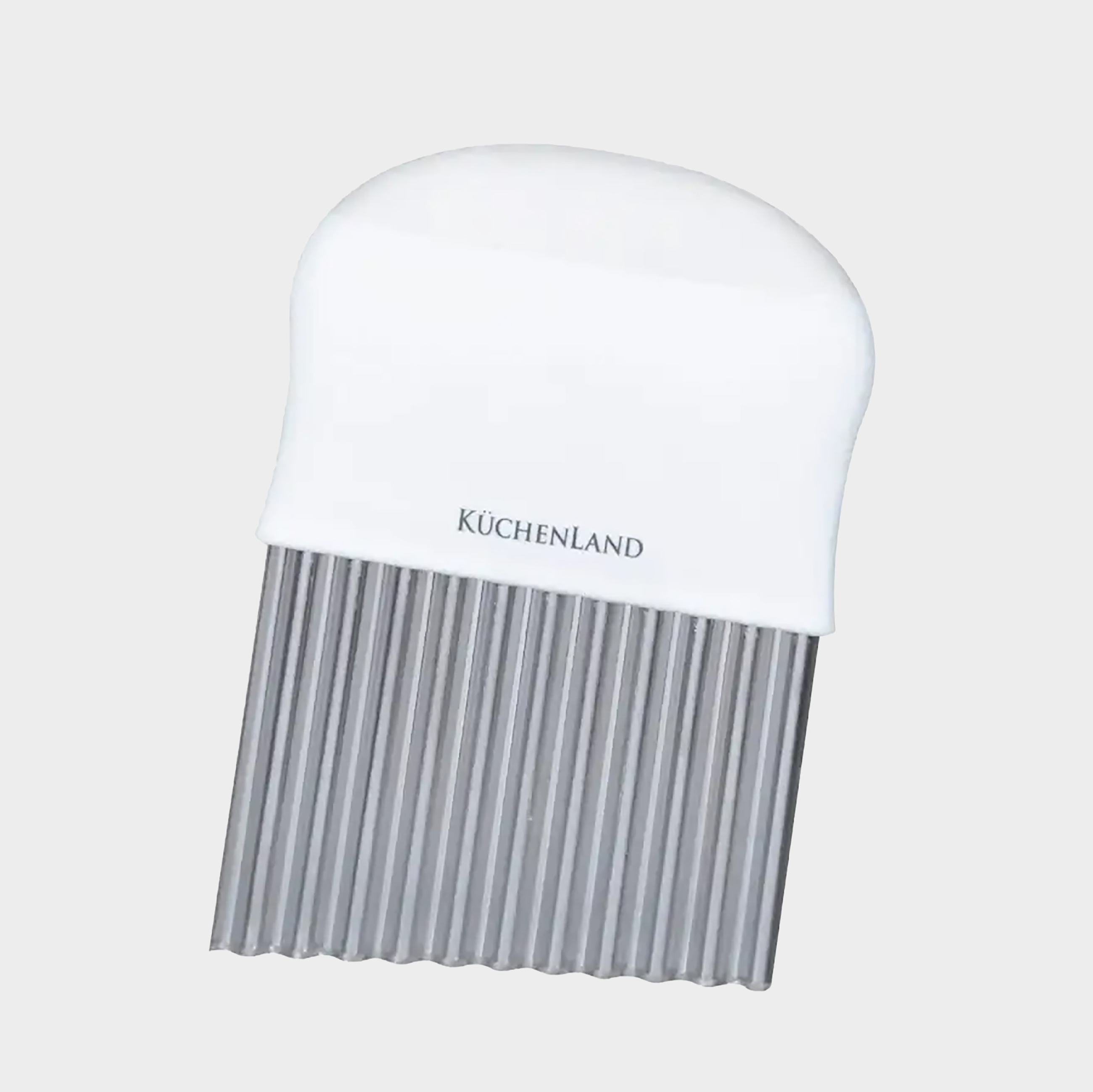 Kuchenland Нож для фигурной нарезки 14 см с волнистым лезвием стальпластик кремовый Regular 449₽