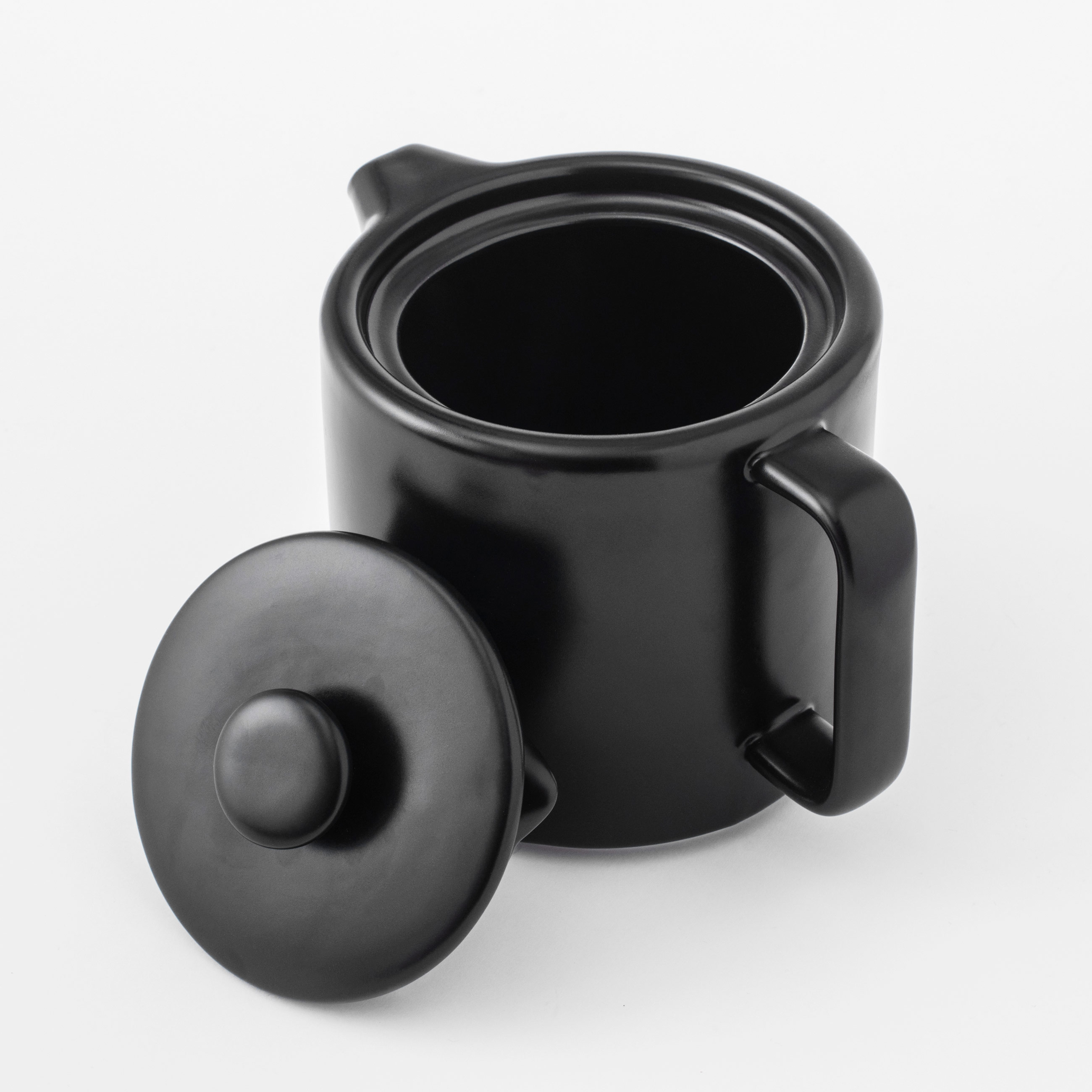 Чайник заварочный, 1,1 л, фарфор Р, черный, Matte black изображение № 4