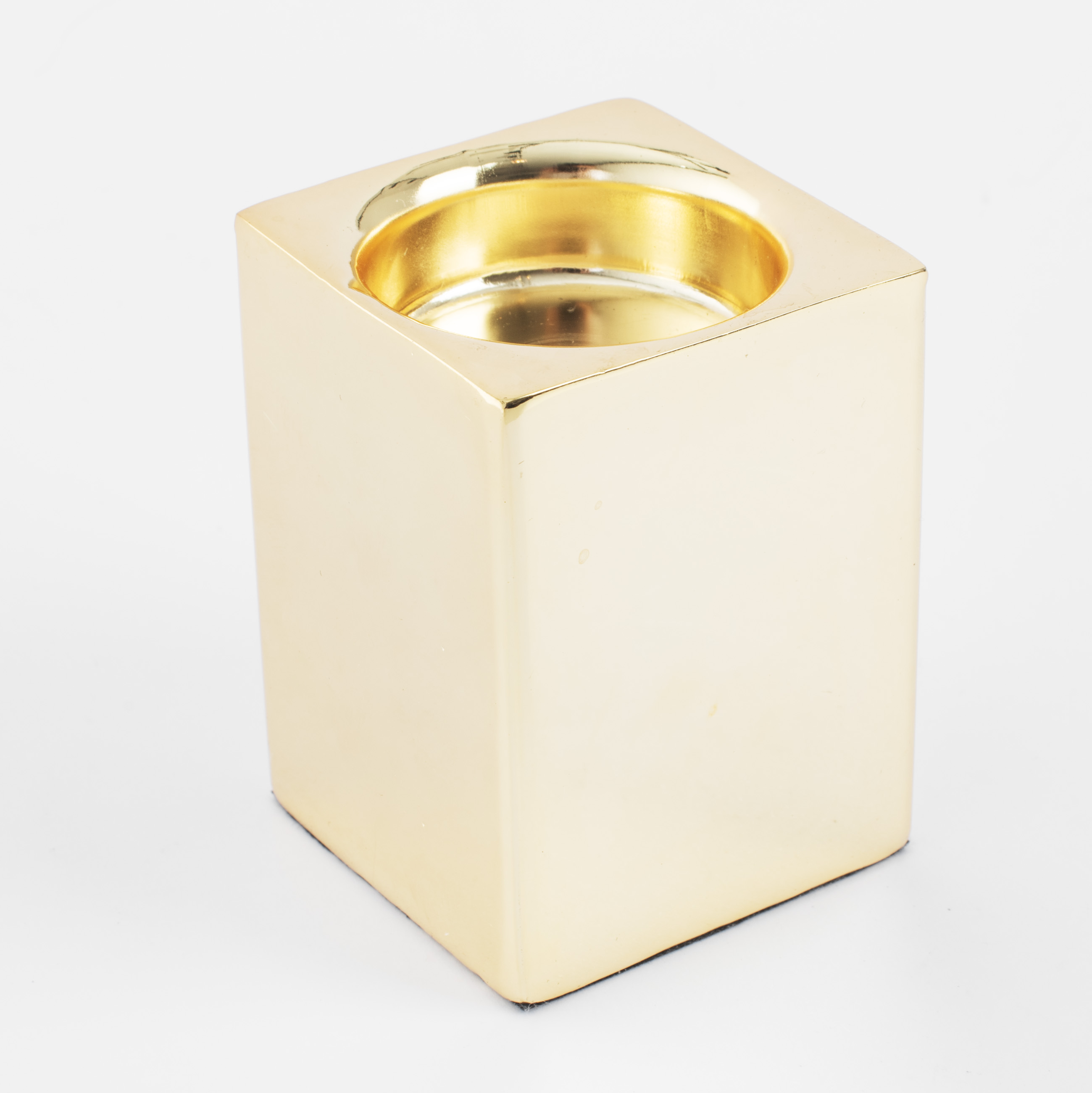 Подсвечник, 7 см, для чайной свечи, металл, золотистый, Fantastic gold изображение № 3