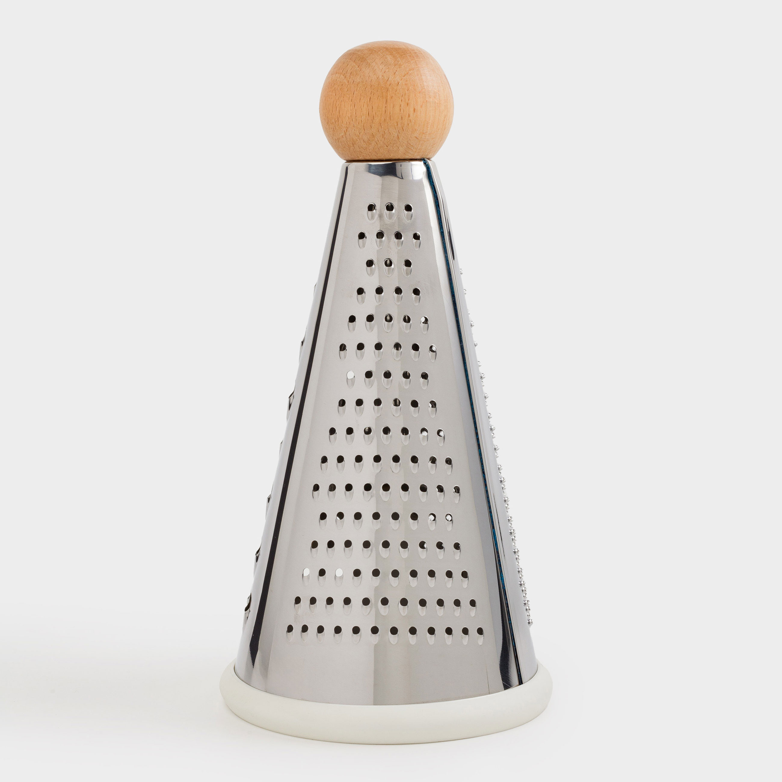 Терка, 20 см, сталь/дерево, круглая, бежевая, Wood kitchen, image-1