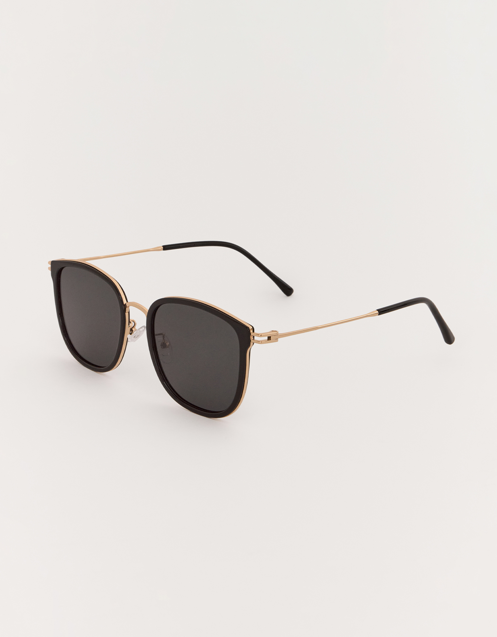 Очки солнцезащитные, пластик, прямоугольные, черные, Панто, Eyewear