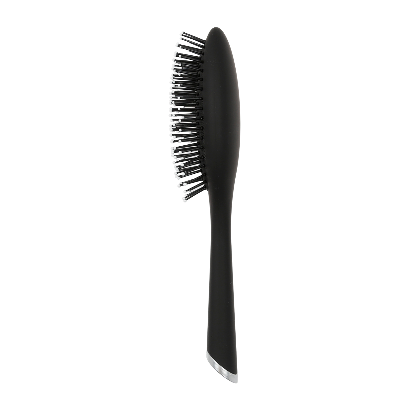 Расческа массажная для волос, 23 см, пластик, черная, B&W изображение № 3