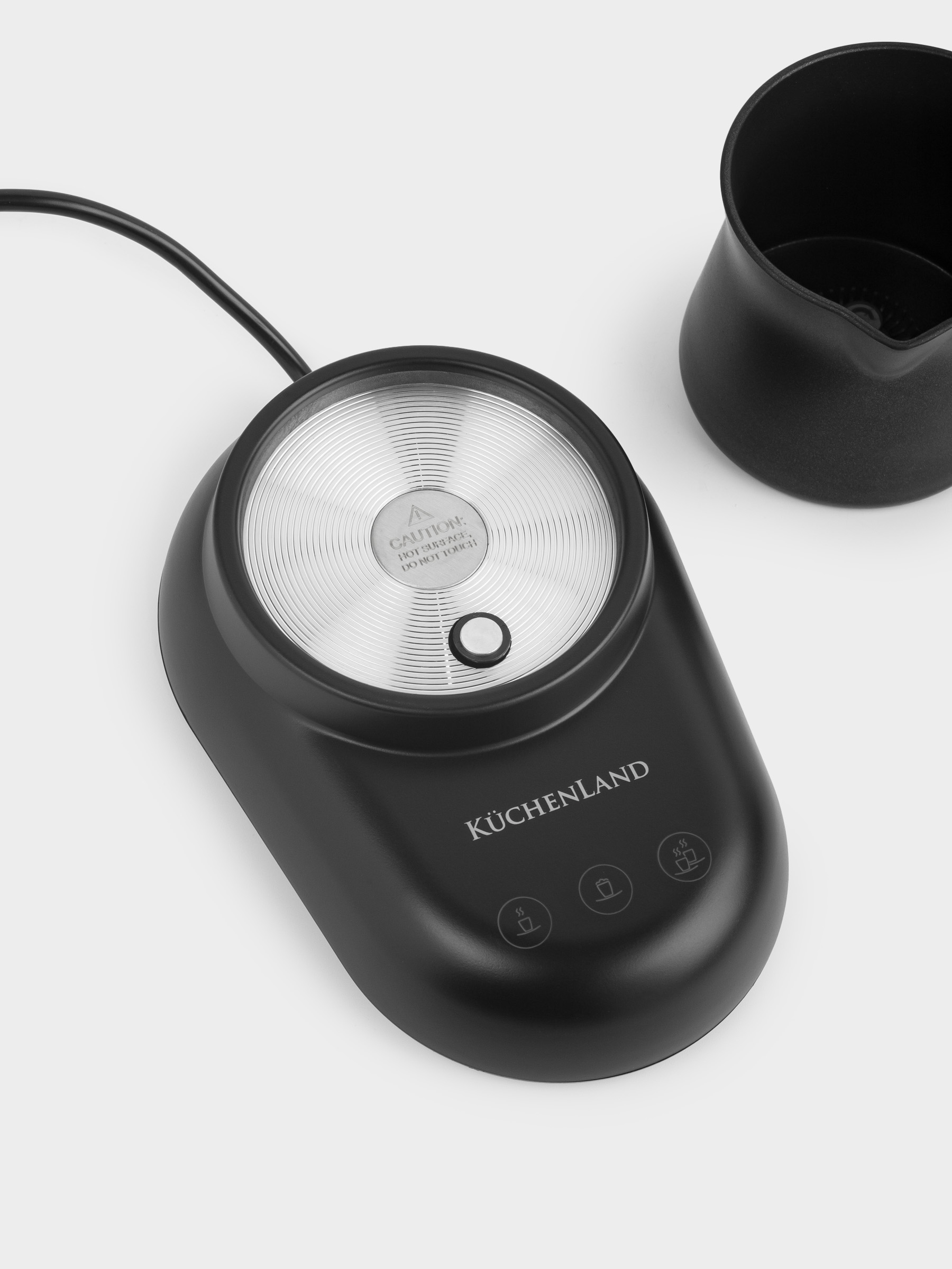 Турка электрическая, 120 мл, с функцией вспенивания молока, черная, Forward, image-6