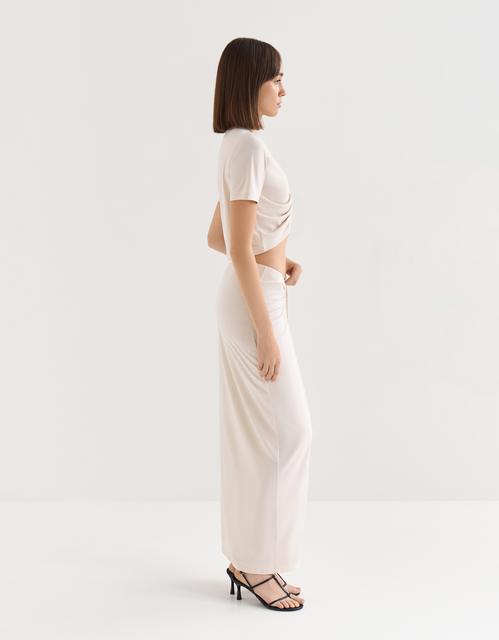 Кроп-топ со сборкой, Ametina, image-3