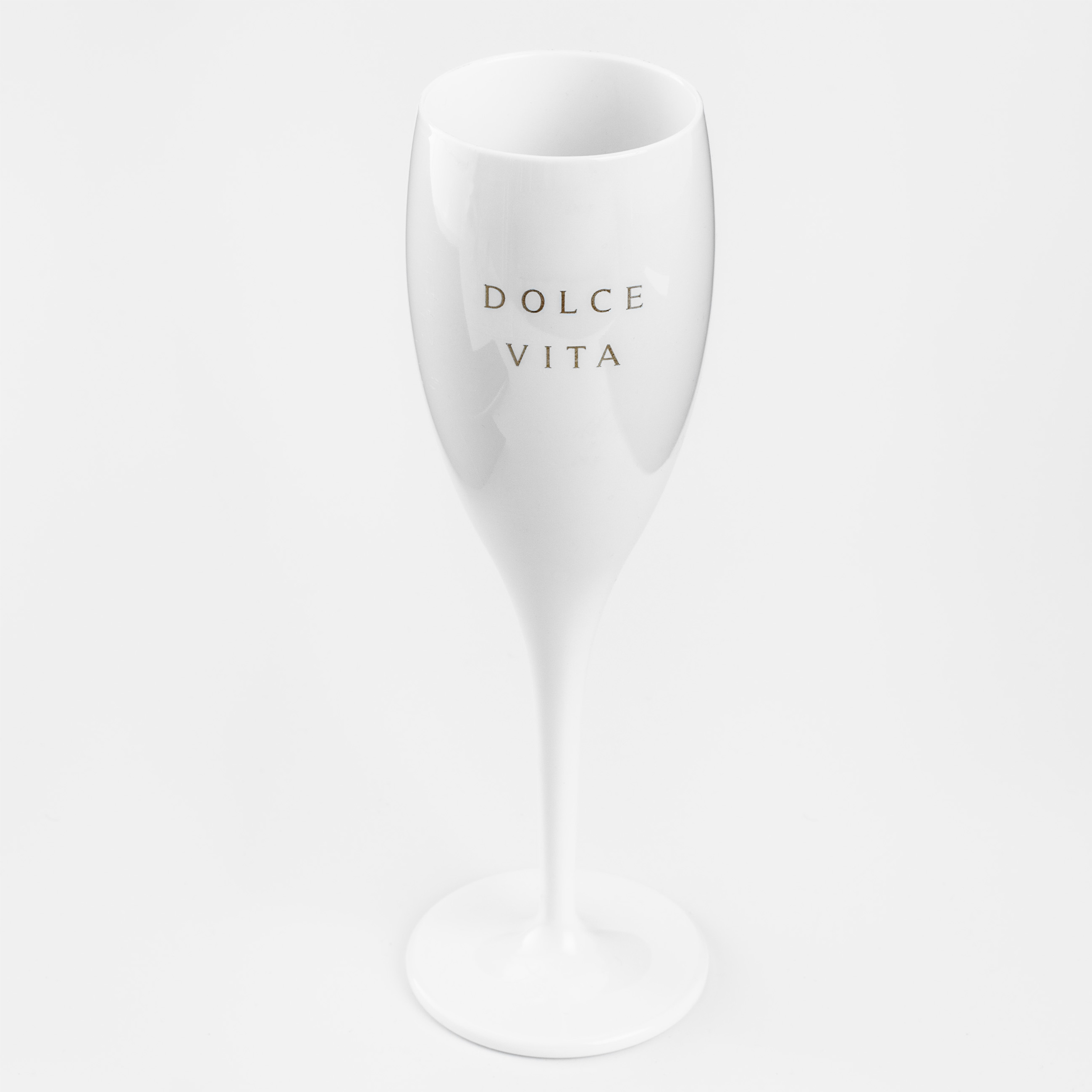 Бокал для шампанского, 130 мл, пластик, белый, Course изображение № 3