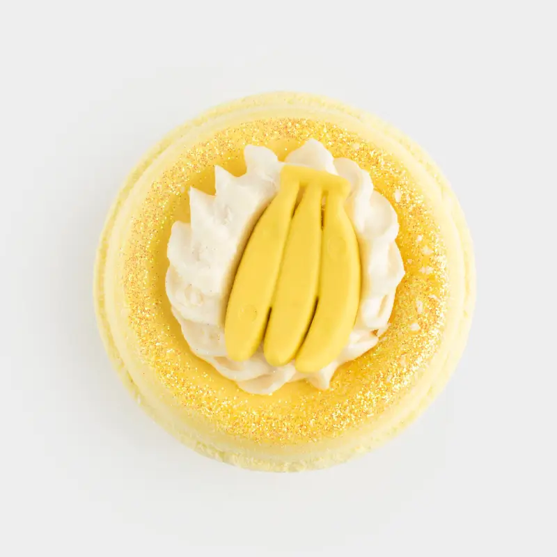 Бомбочка для ванны, 130 гр, с игрушкой, желтая, Бананы, Fruits spa ,image-0