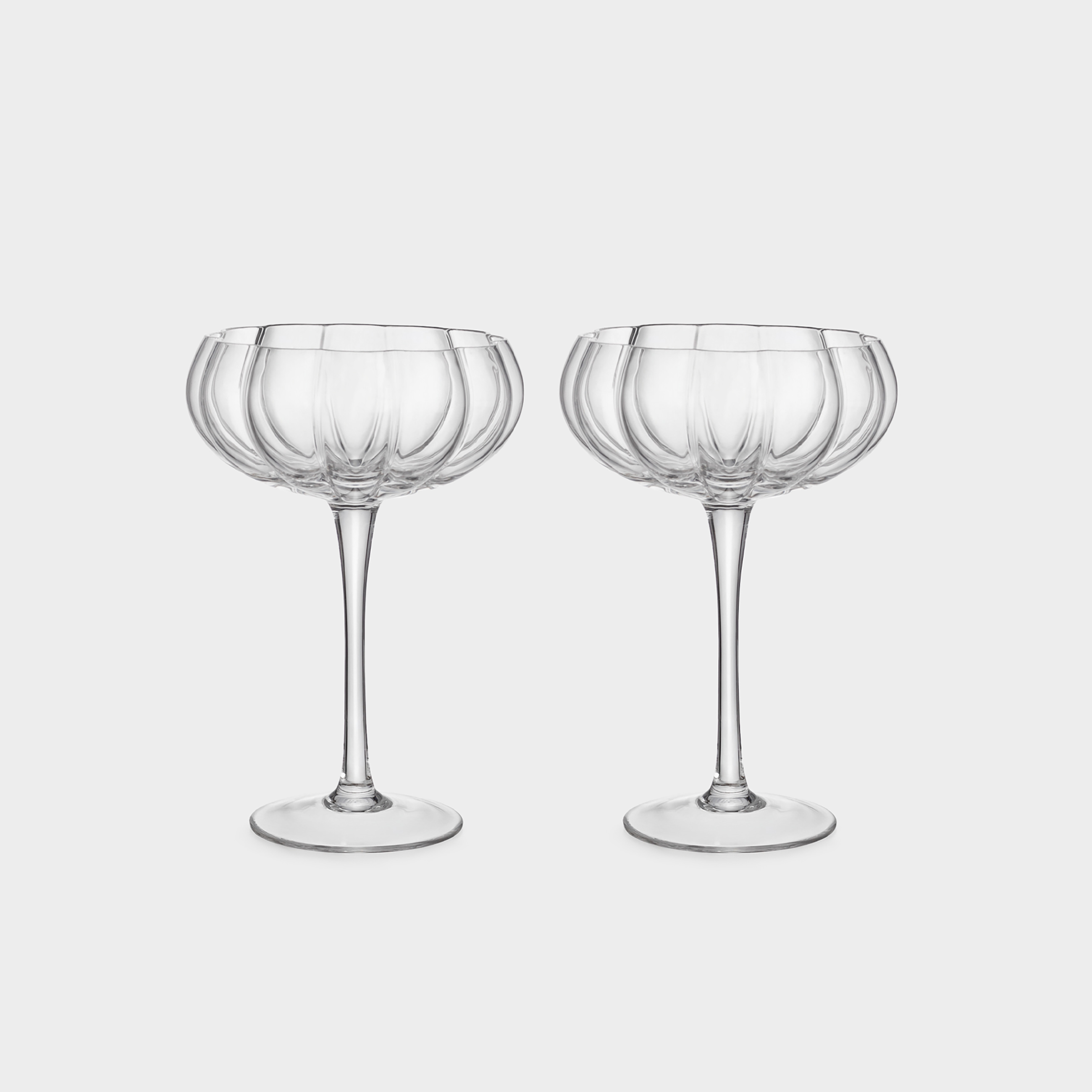 Бокал-креманка для шампанского 310 мл 2 шт стекло Blossom R 2290₽