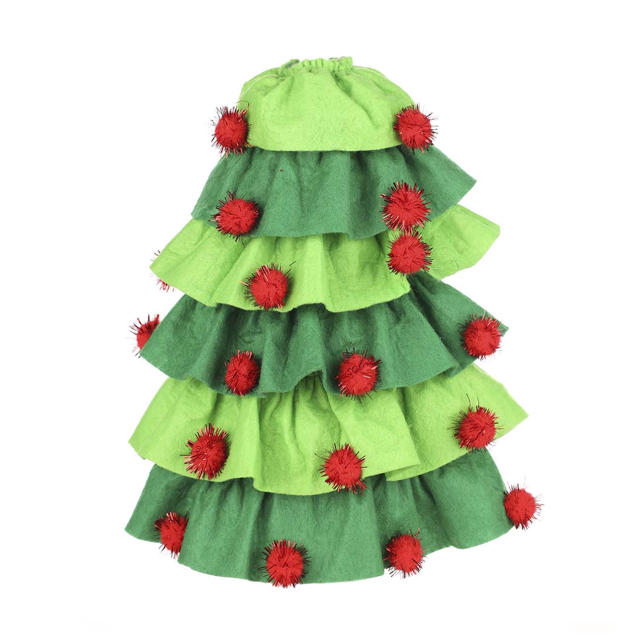 

Чехол для бутылки, 24х20 см, фетр, зеленый, Елка, Christmas