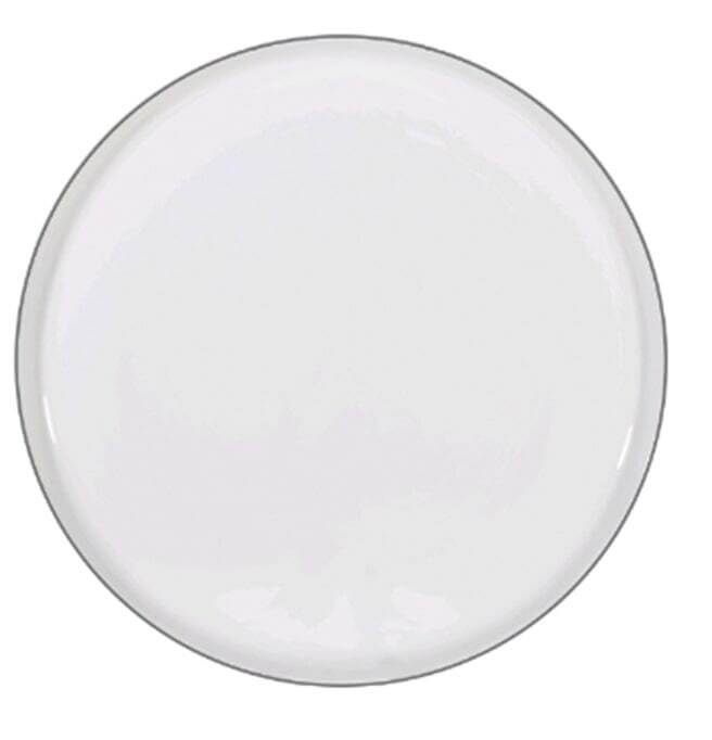 Тарелка обеденная, 26 см, фарфор F, белая, Ideal silver обеденная группа флоренция 4 gray