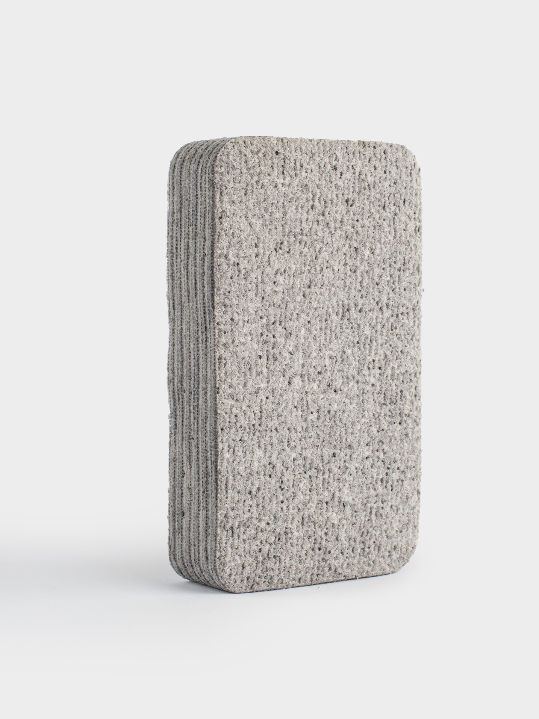 Губка-салфетка для уборки, многослойная, 12x7 см, микрофибра, серая, Clean, image-5
