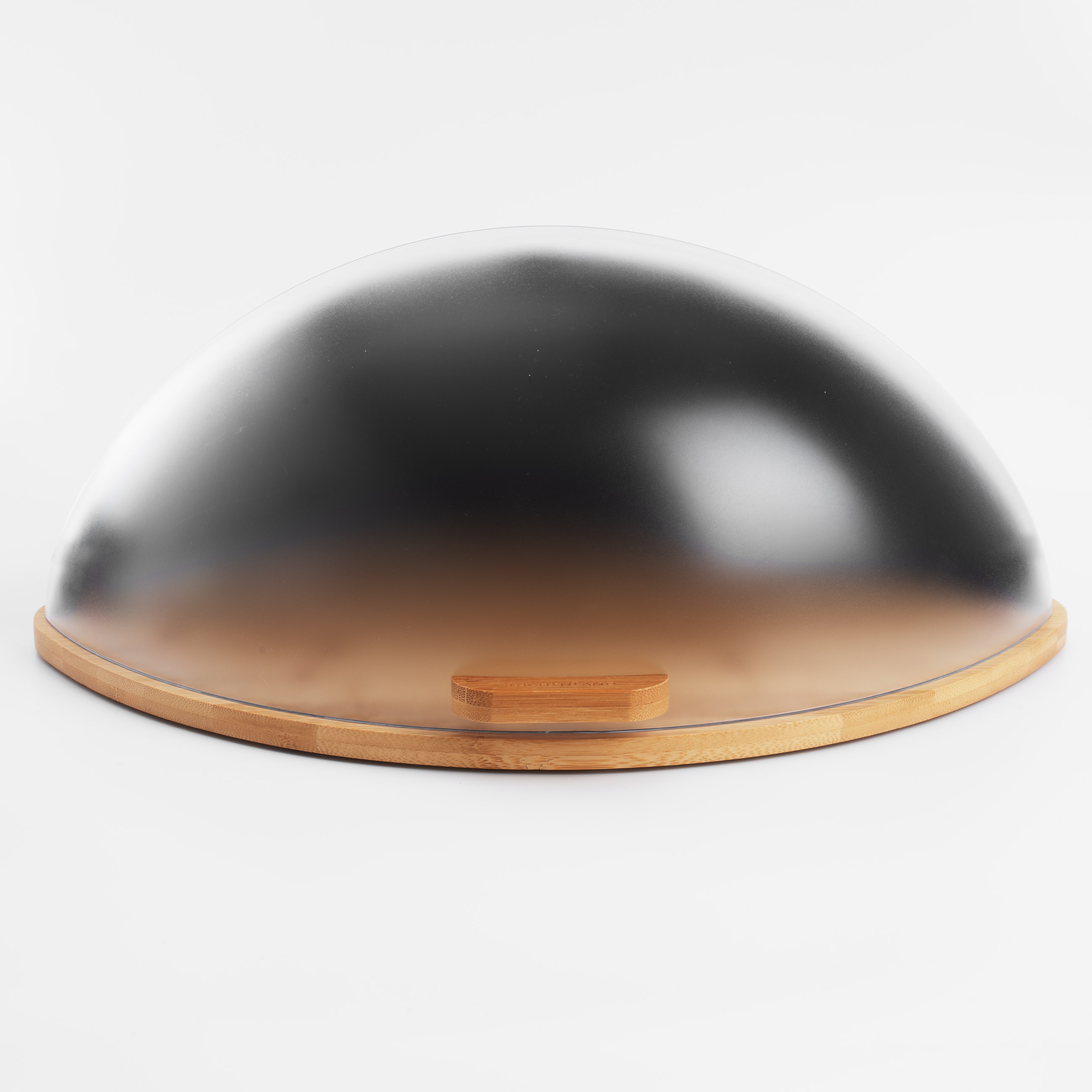 Хлебница 44х28х15 см пластикбамбук овальная черная Black style 3690₽