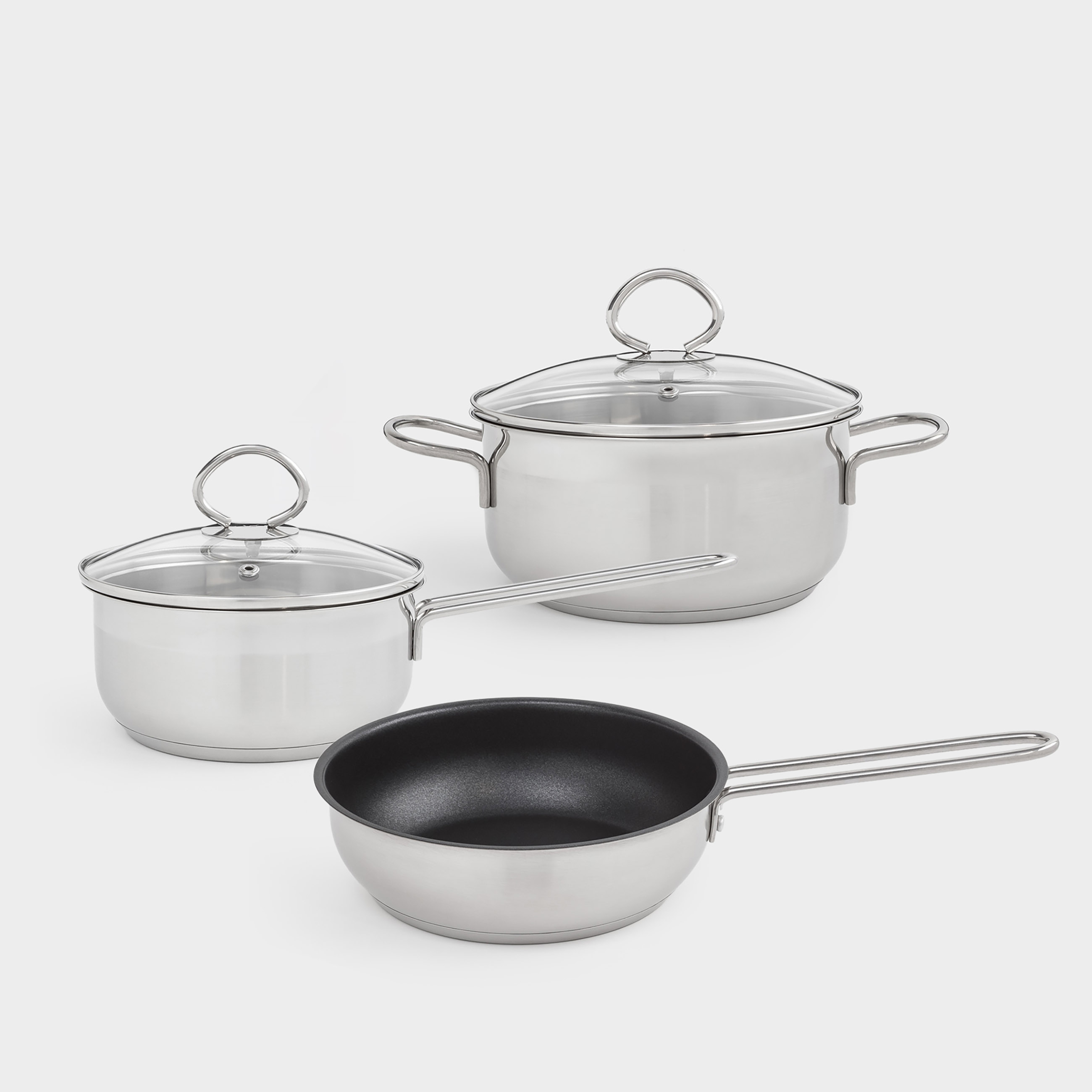 Набор посуды 3 пр стальстекло Egoist lite 5990₽