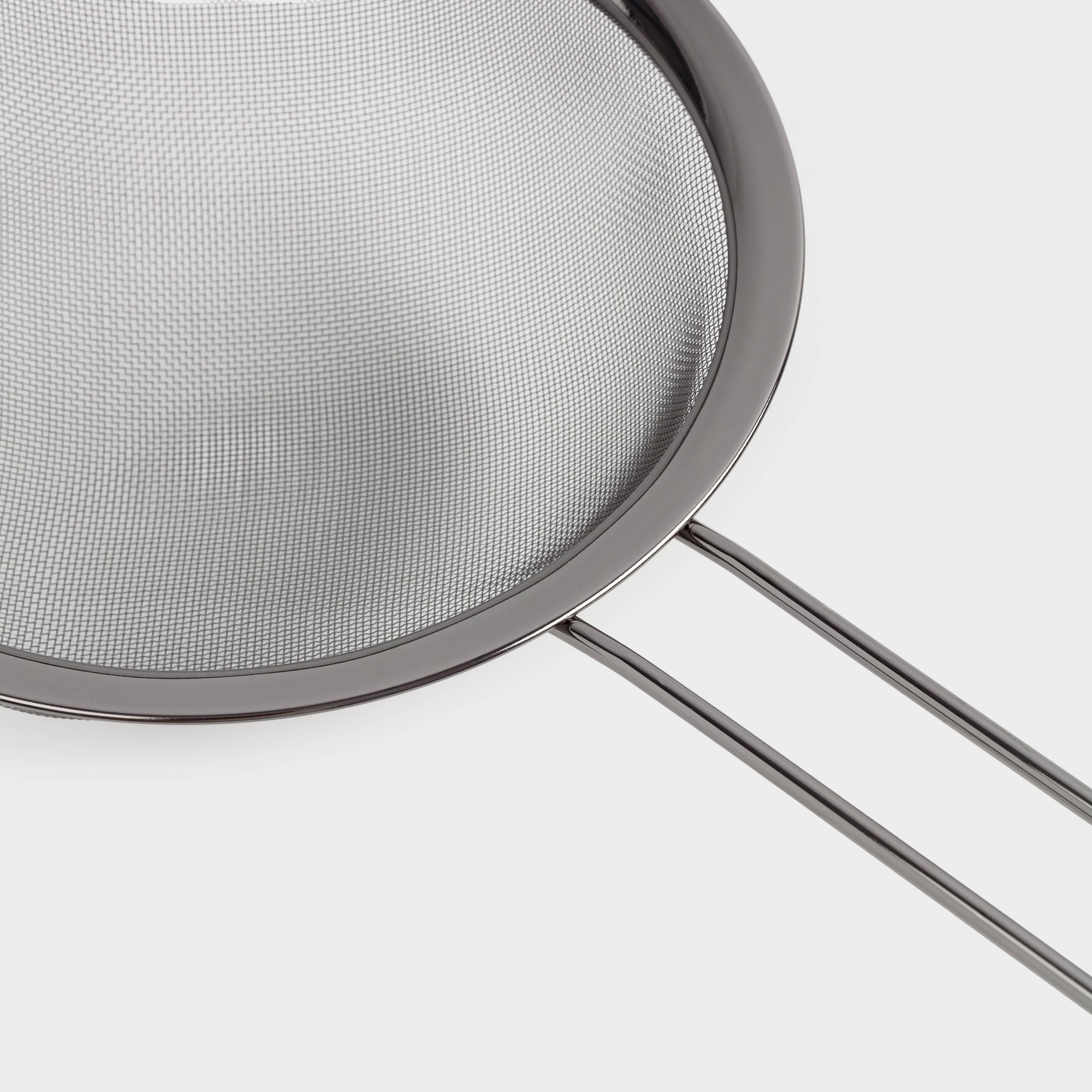 Сито, 8 см, с ручкой, сталь, темно-серое, Titanium, image-4