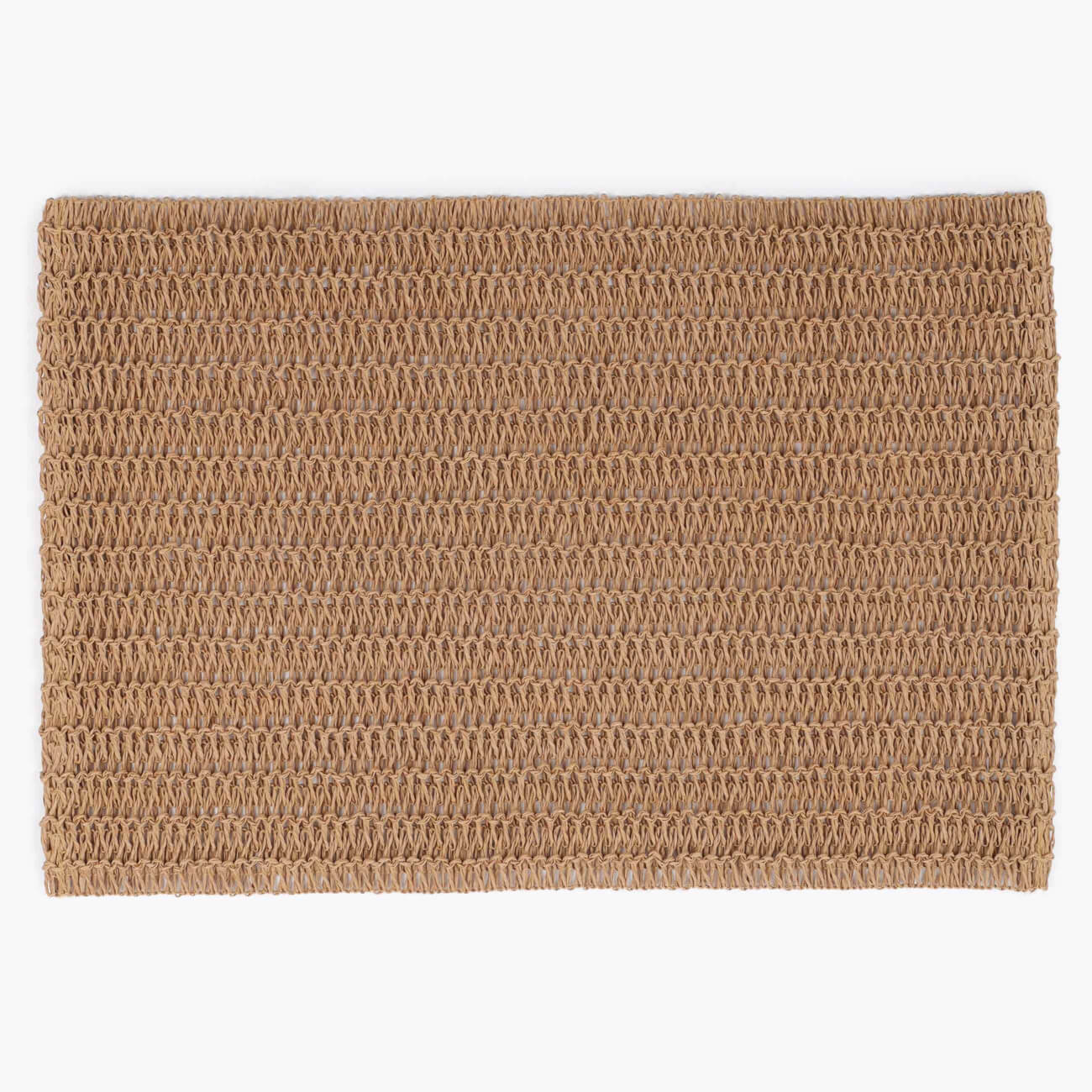 

Салфетка под приборы, 30x45 см, целлюлоза, прямоугольная, коричневая, Straw