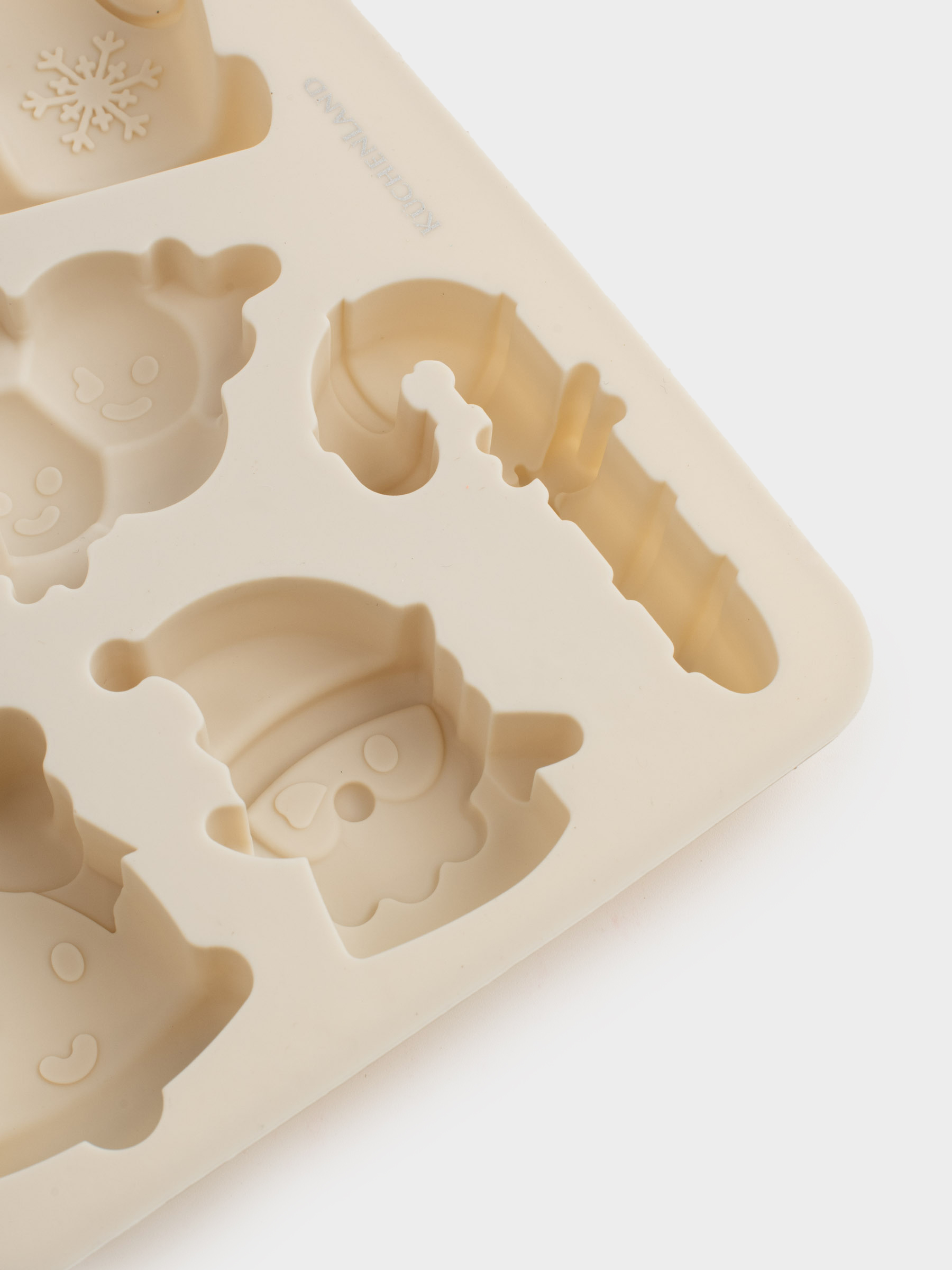 Форма для выпечки кексов, 21х16 см, 7 отд, силикон, молочная, Дом, Bakery, image-1