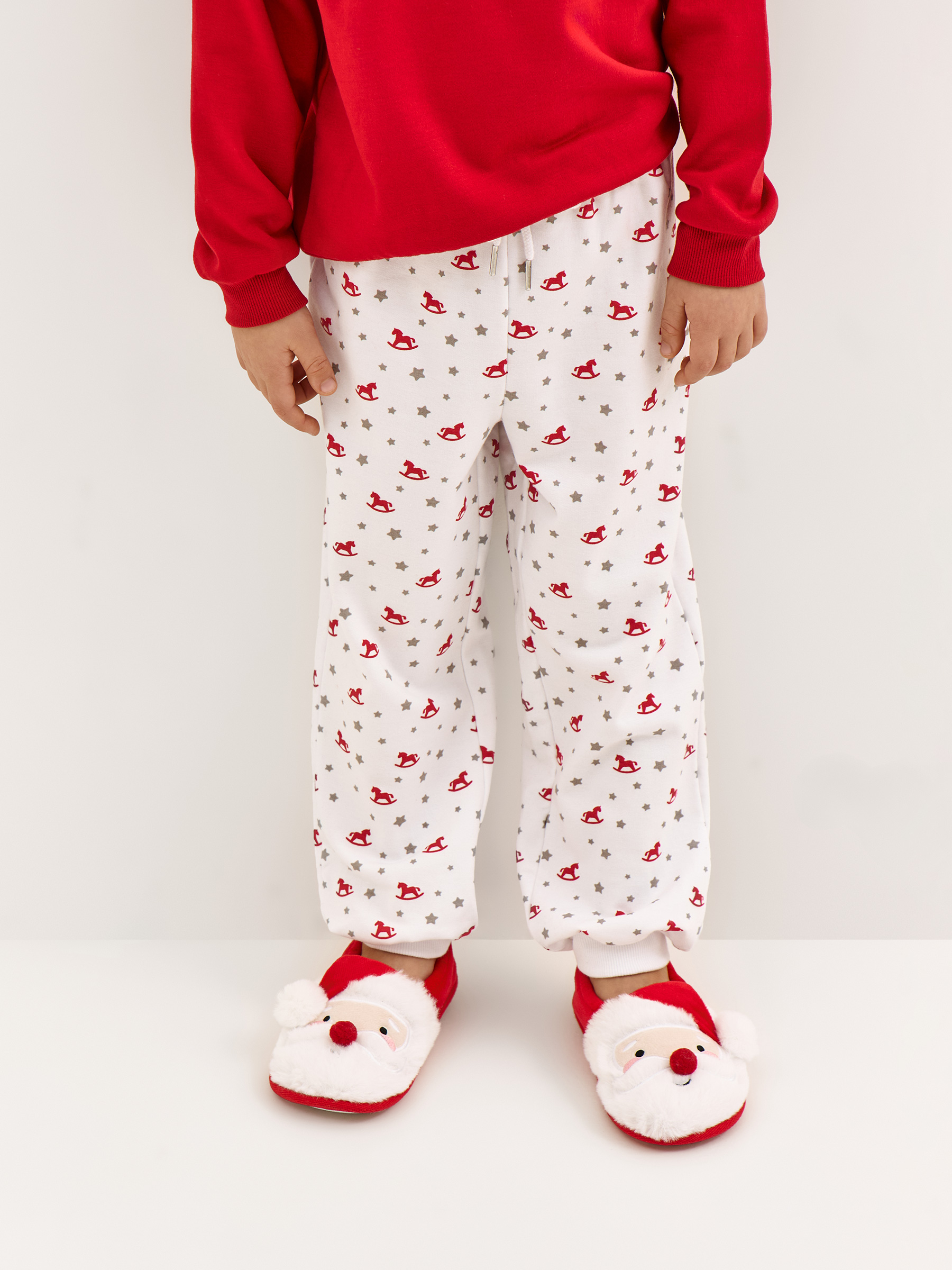 Комплект детский, домашний, р. 104 см, полиэстер/вискоза, красно-белый, Jodie-k, image-5