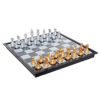 Игра настольная, 25х12 см, шахматы дорожные, пластик, Hobby light ,image-0