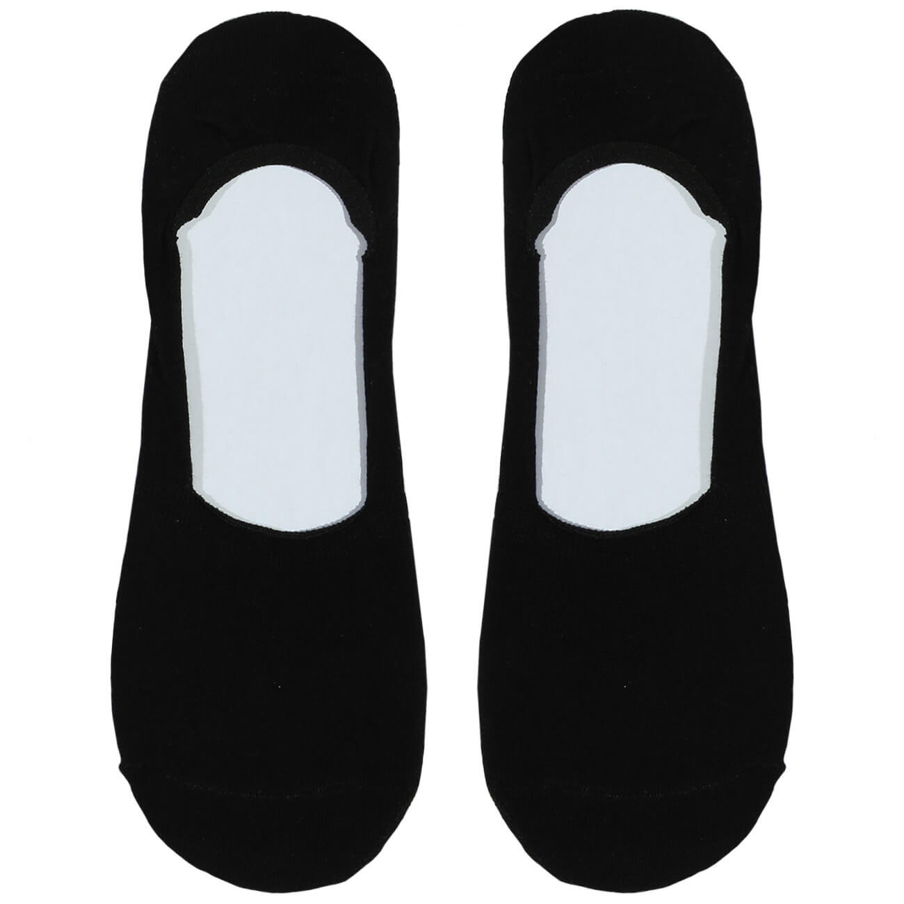 Носки-следки мужские, р. 39-42, хлопок/полиэстер, черные, Basic носки для мужчин хлопок esli classic 000 черные р 25 19с 145спе