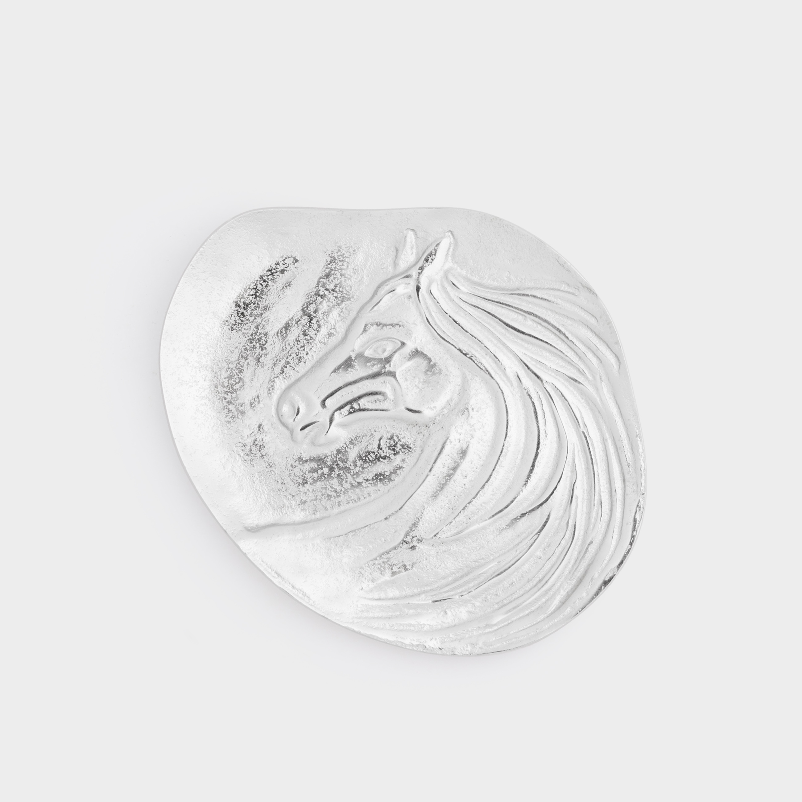Блюдо декоративное, 18х21 см, Лошадь, Horse silver
