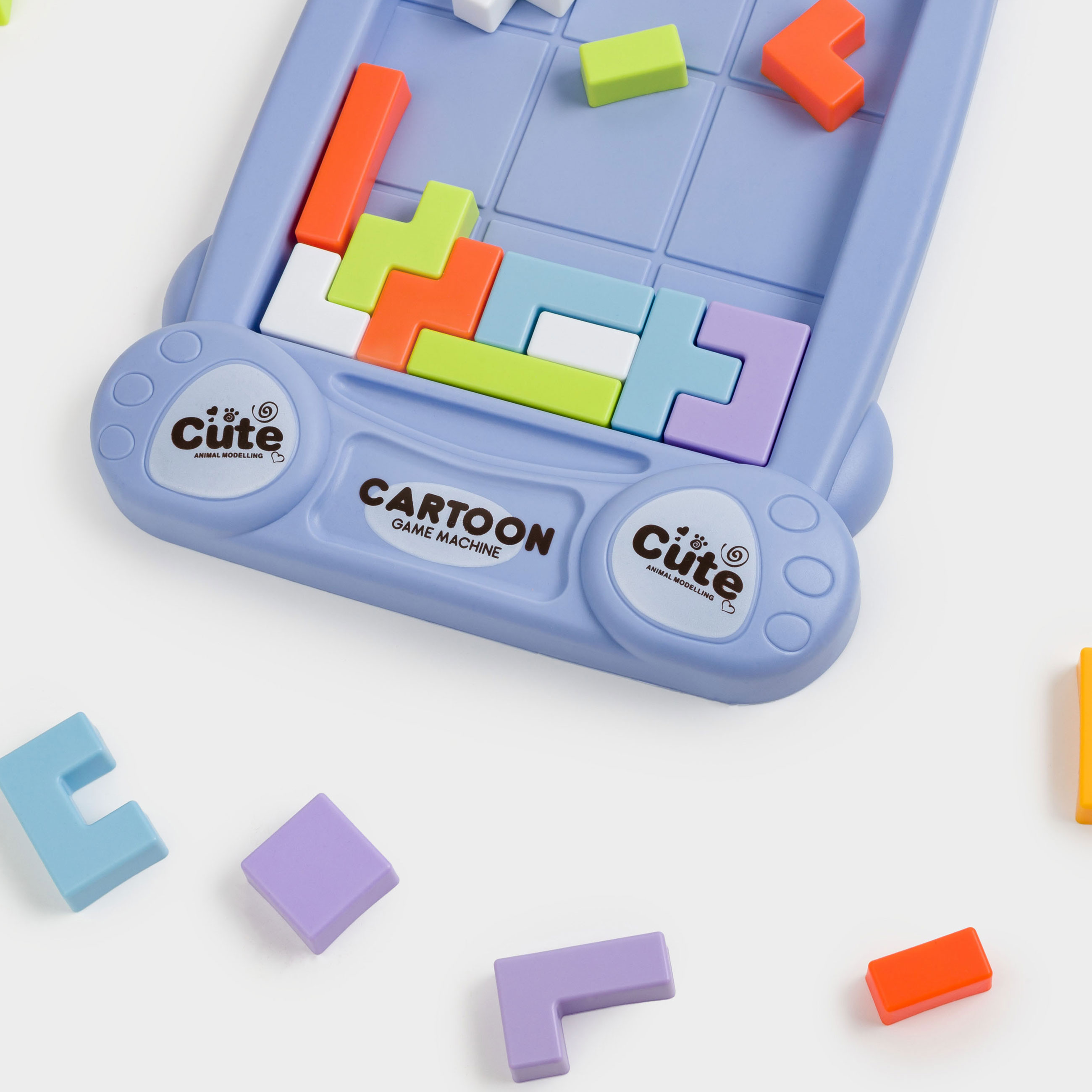Игра-головоломка, 19 см, развивающая, пластик, синяя, Мишка, Bear, image-2