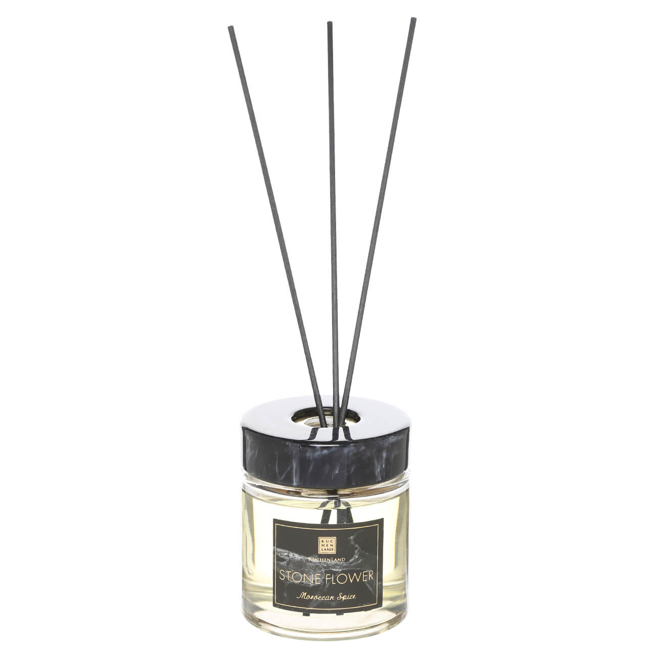 

Ароматический диффузор, 200 мл, Черный мрамор, Moroccan Spice, Stone flower