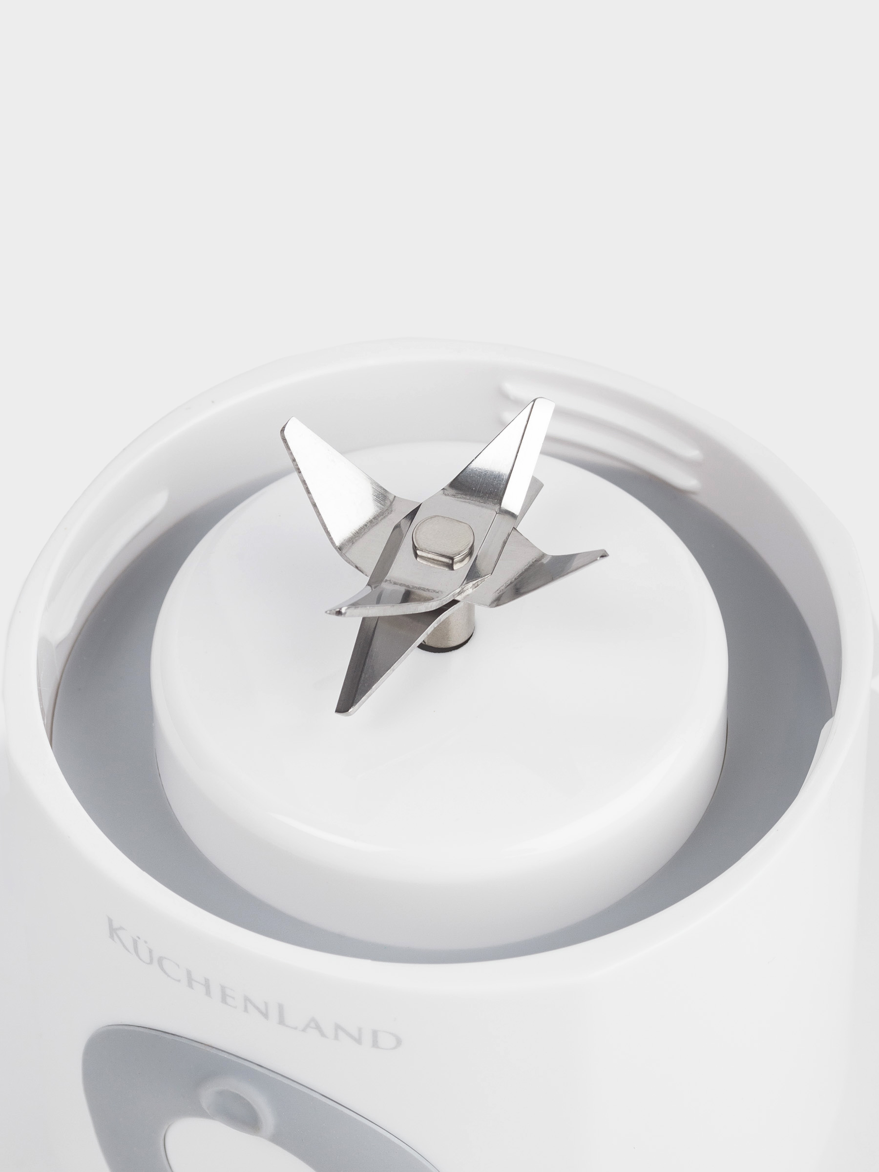 Блендер персональный, 500 мл, 35 Вт, портативный, заряжаемый, пластик/сталь, белый, Handy, image-3