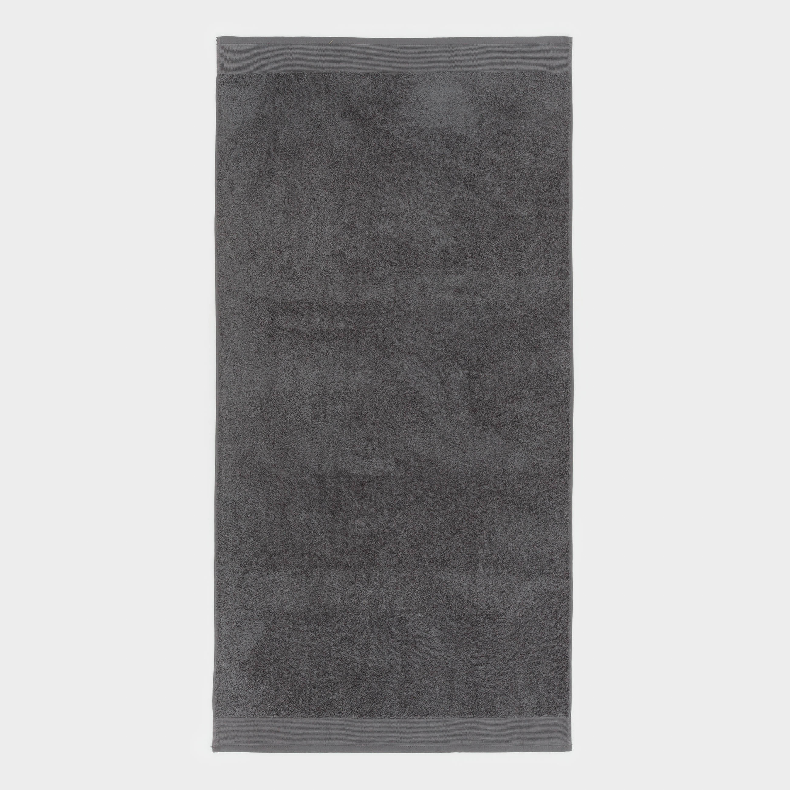 Полотенце, 70х140 см, хлопок, серое, Vari cotton, image-2
