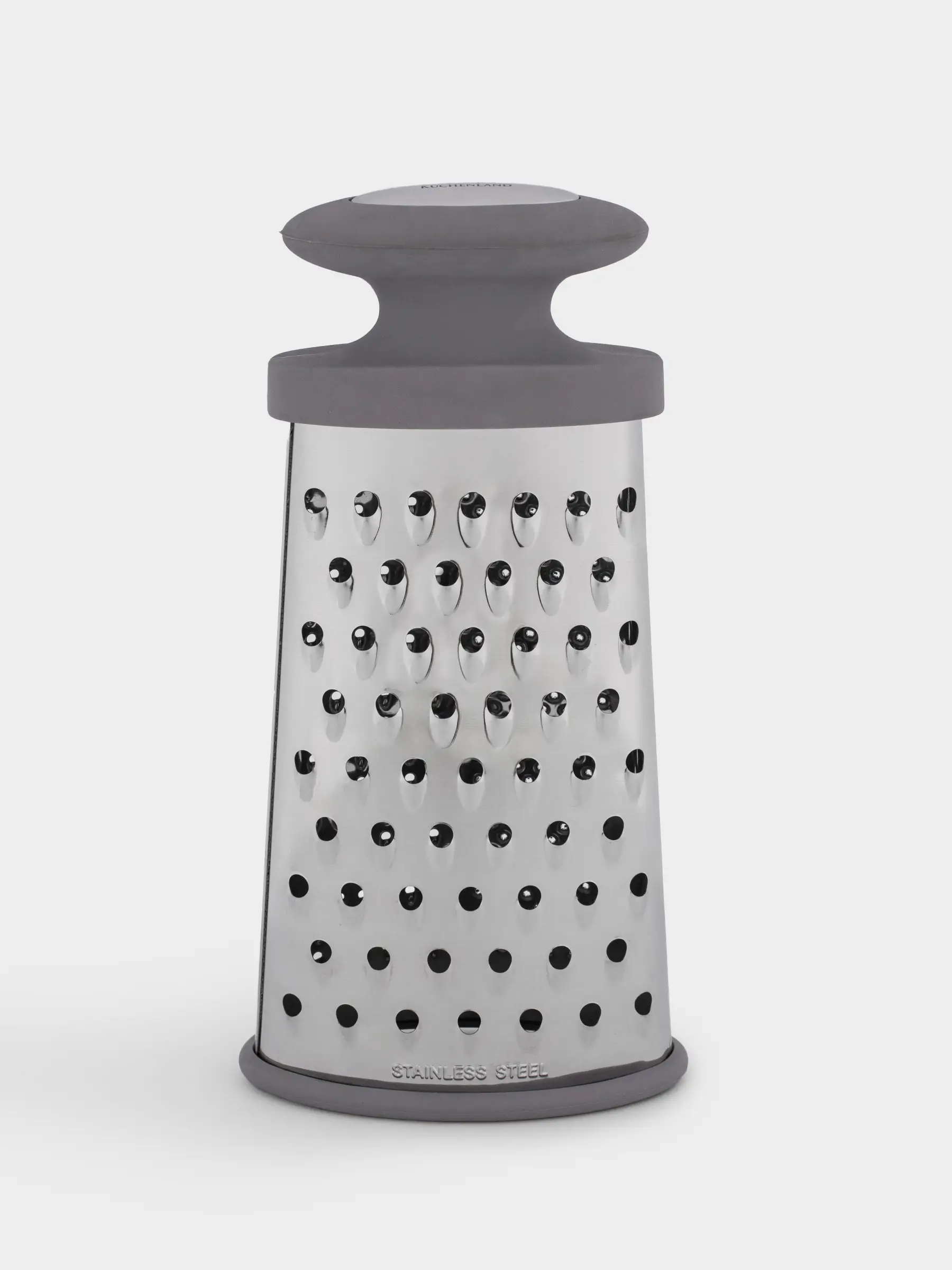 Терка, 23 см, двухгранная, сталь/пластик, серая, Thin