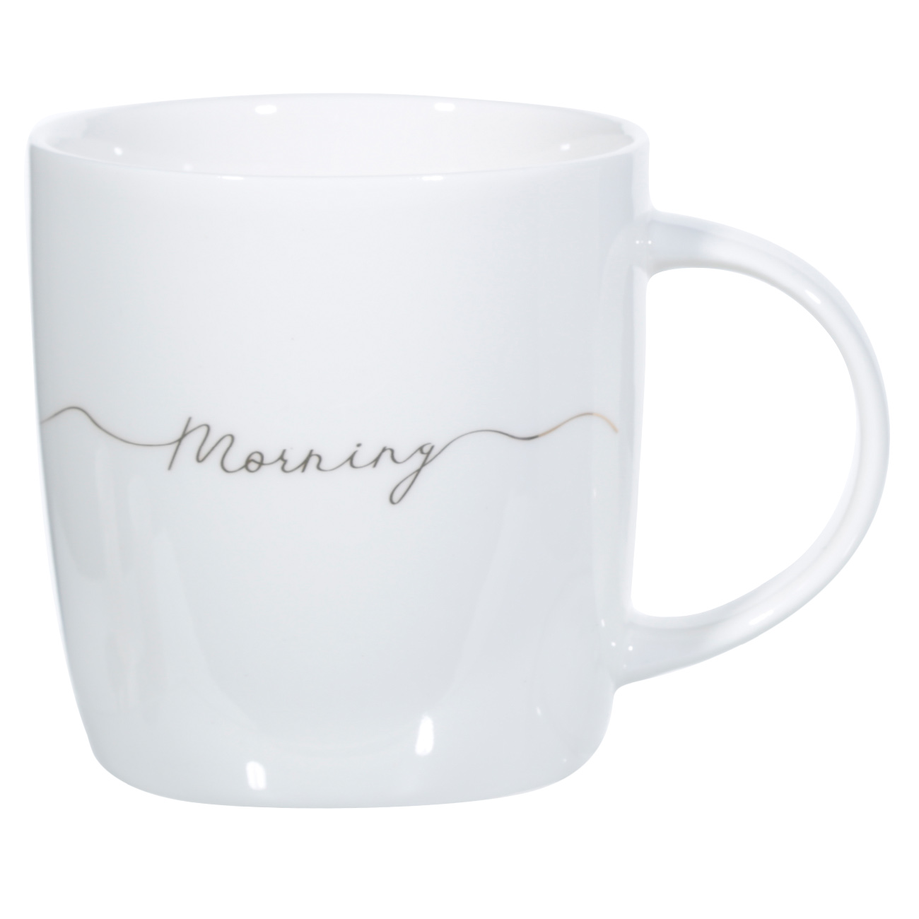 

Кружка, 330 мл, фарфор N, белая, Morning, Scroll