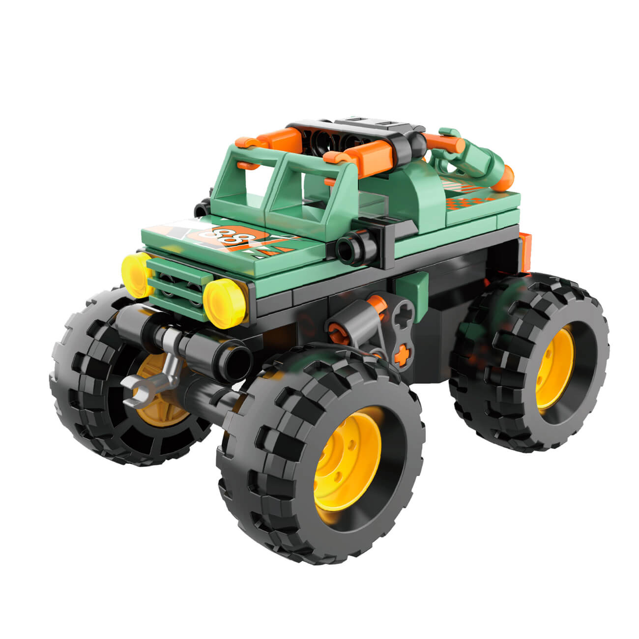 

Конструктор, 10 см, пластик, Монстр-трак, Hobby kids