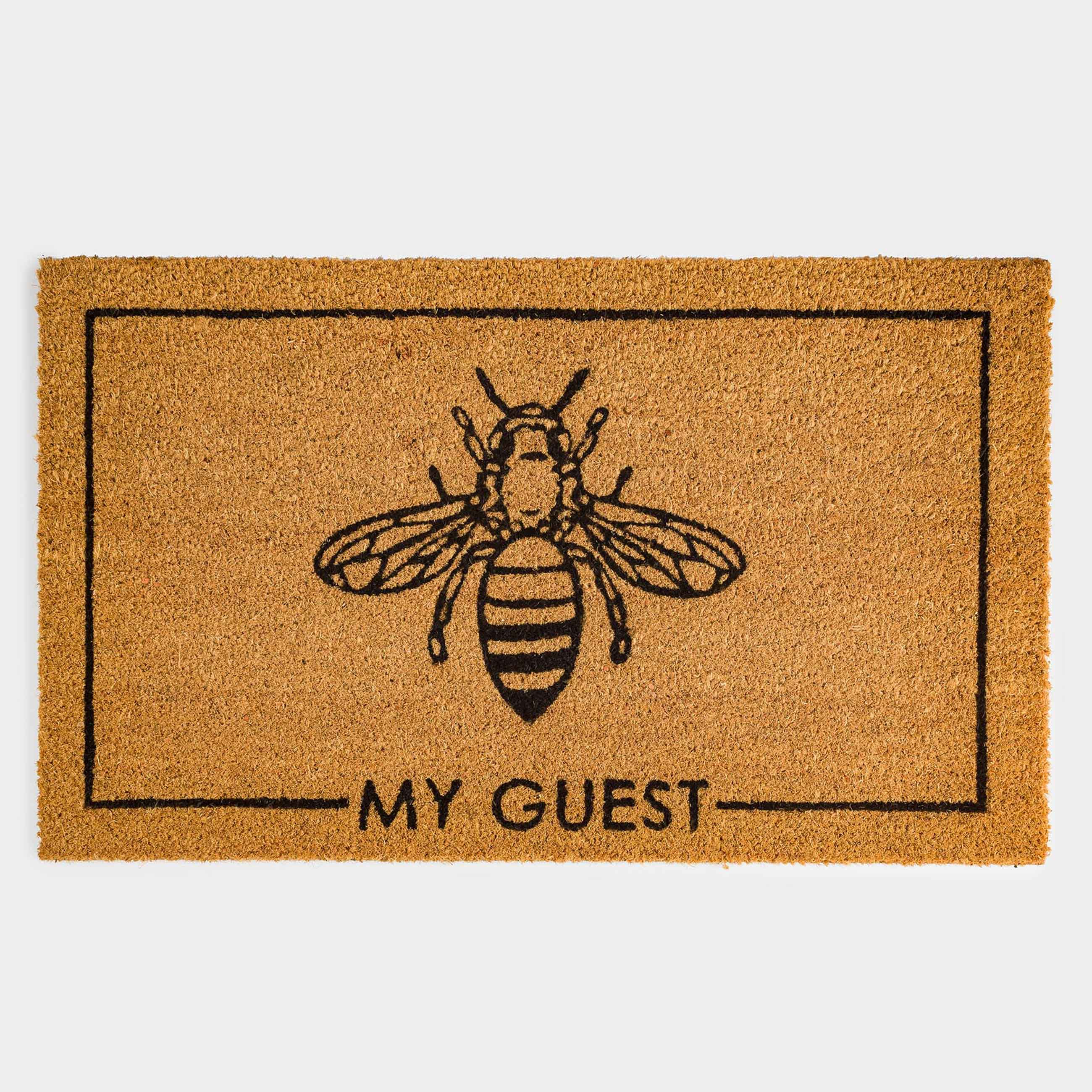 Коврик придверный 45x75 см кокос бежевый My guest Honey 1490₽