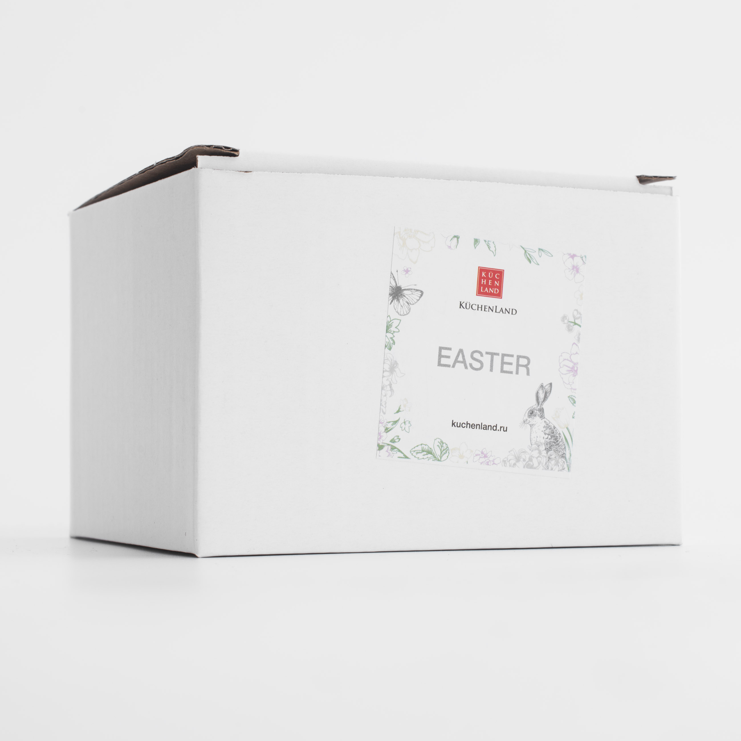 Кружка, 350 мл, керамика, белая, в крапинку, Кролик внутри, Easter изображение № 7