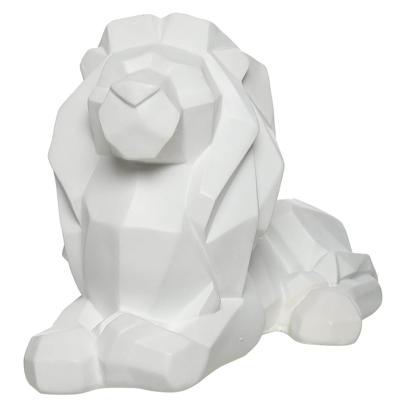 конфетница 27х17 см полирезин белая кот в короне cat Статуэтка, 33,5х20 см, полирезин, белая, Лев, Leo