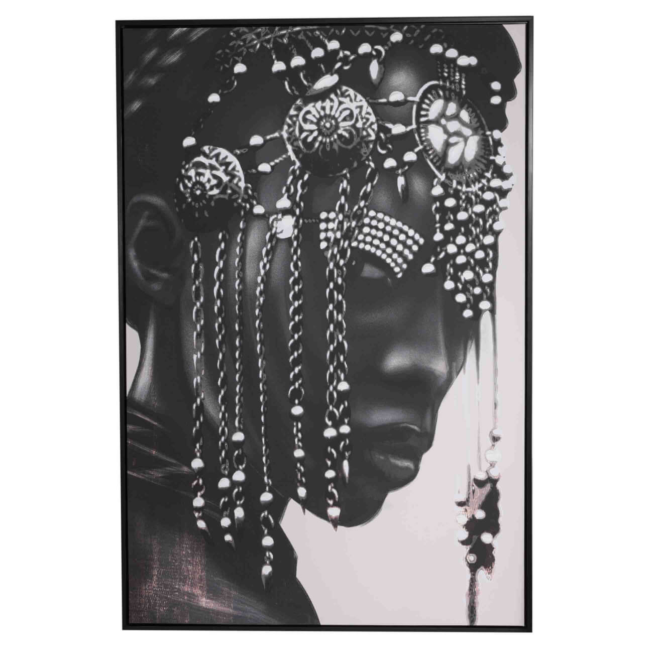 Картина в раме, 80х120 см, холст, Девушка в украшениях, Girls изображение № 1