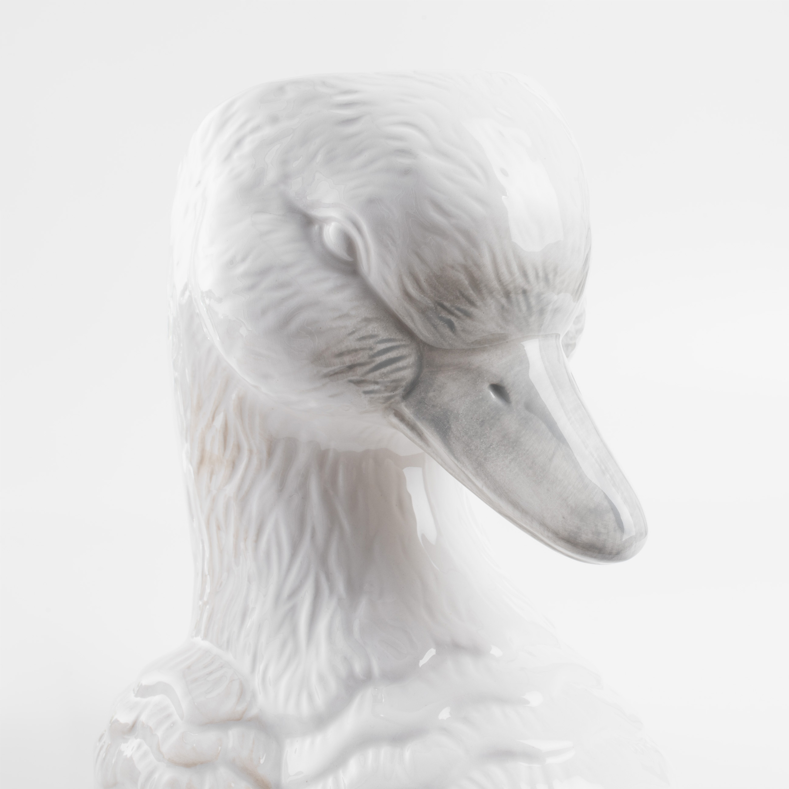 Подставка для кухонных принадлежностей, 23 см, керамика, молочная, Утка, Duck, image-3