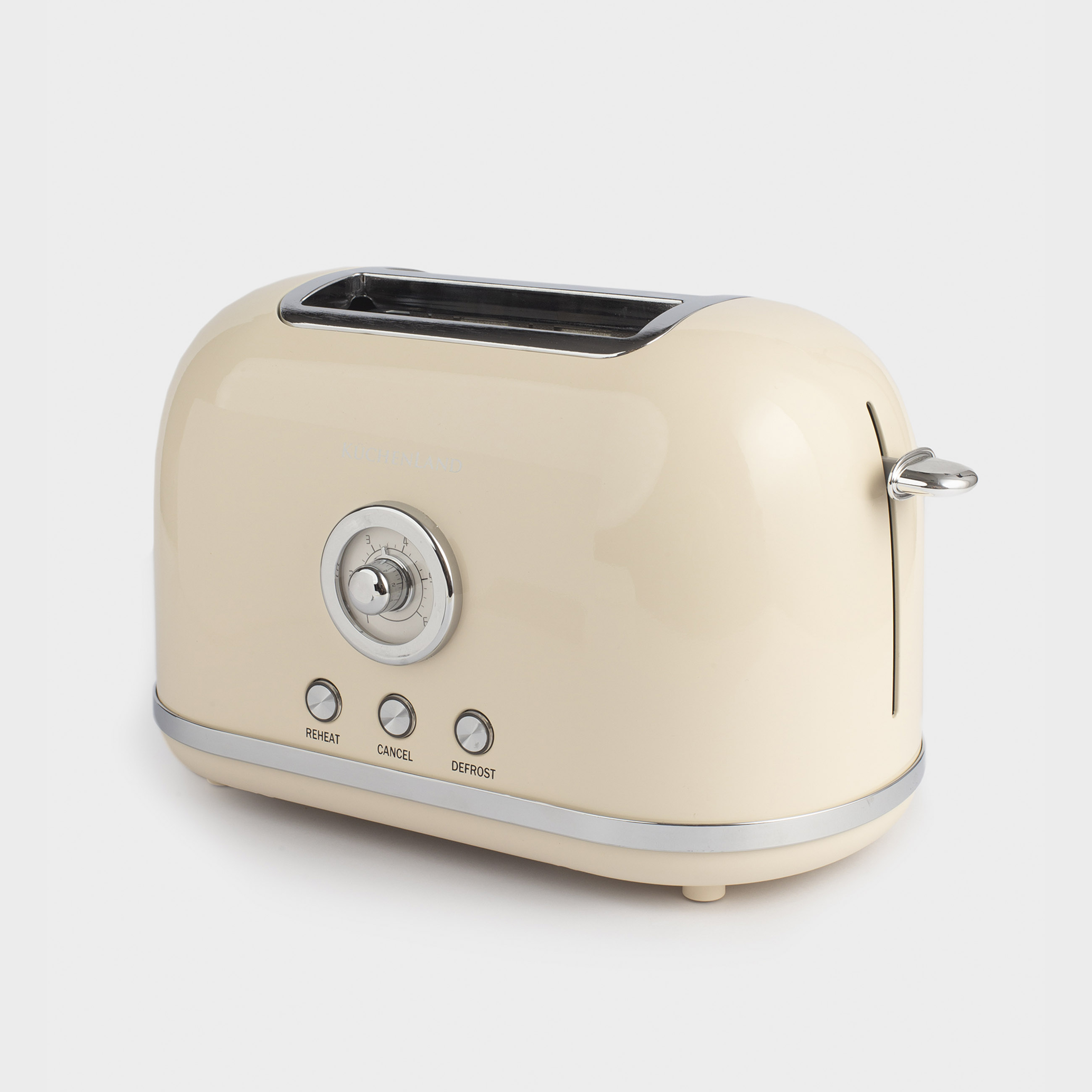 Тостер электрический 685-815 Вт 6 режимов металлпластик бежевый Vintage kitchen 7990₽