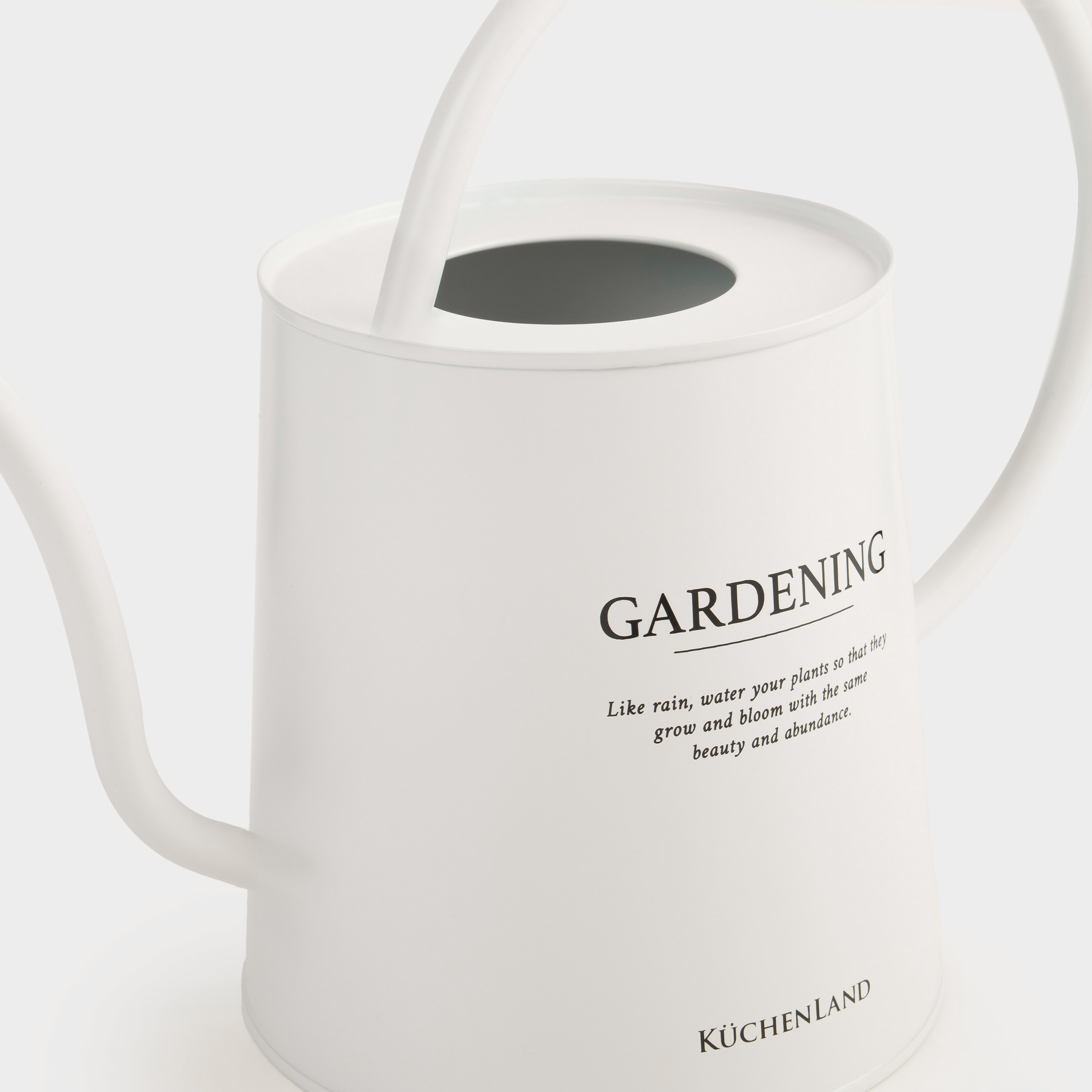 Лейка, 1,8 л, металл, молочная, Gardening