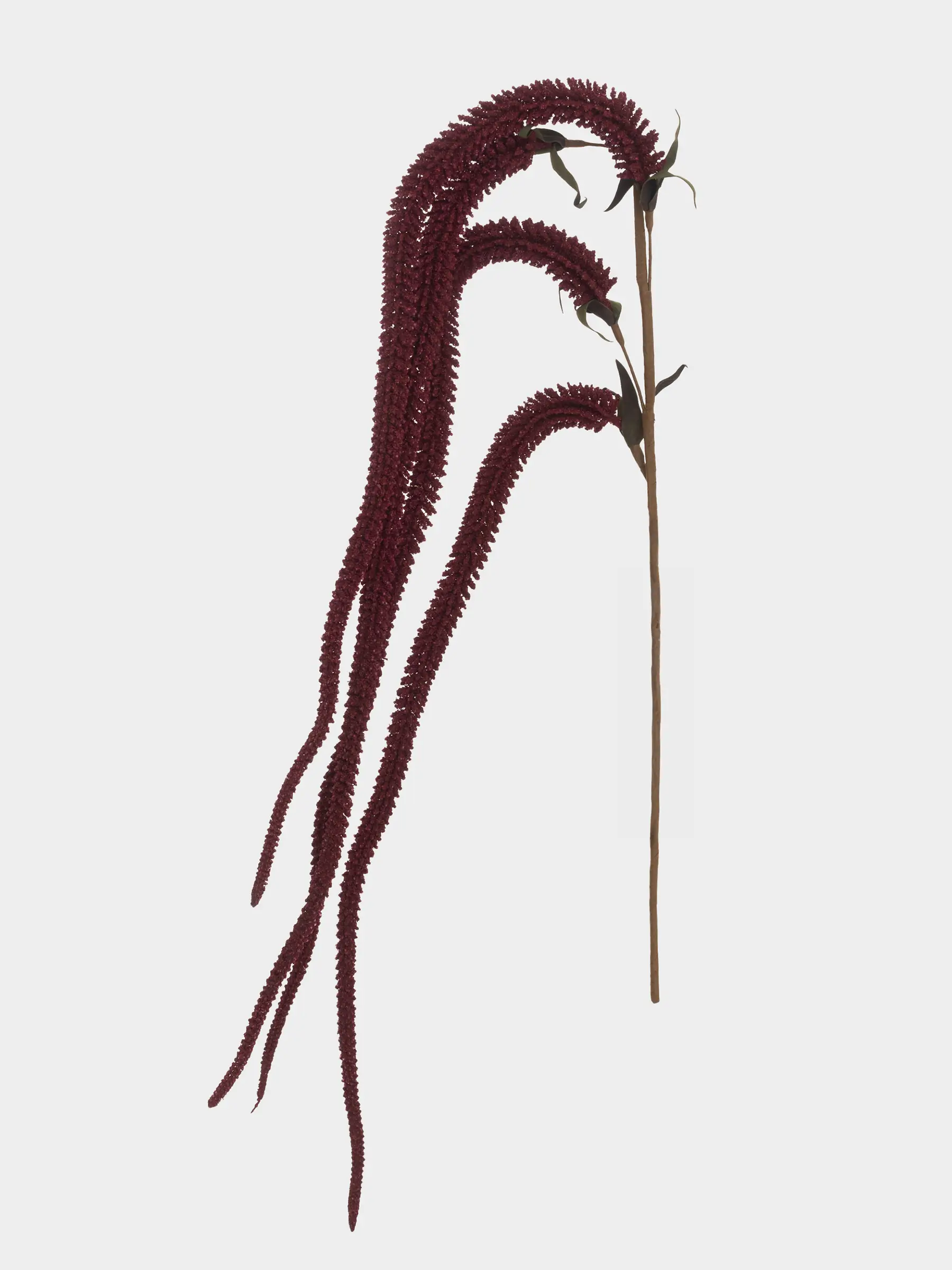 Ветка декоративная, 1,1 м, пенопласт/пластик, Бордовый амарант, Amarant decor, image-0