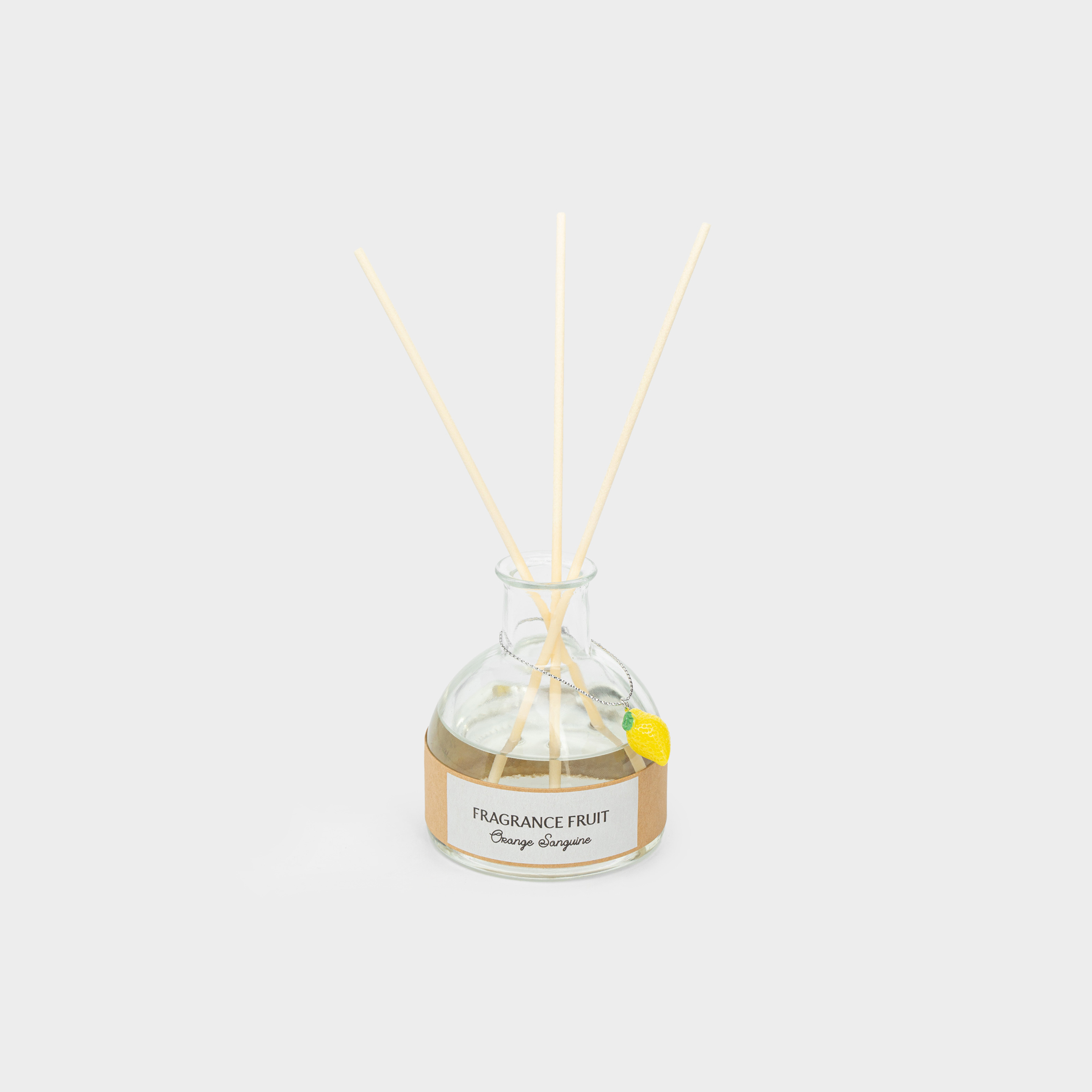 Ароматический диффузор, 80 мл, с подвеской, Лимон, Fragrance fruit