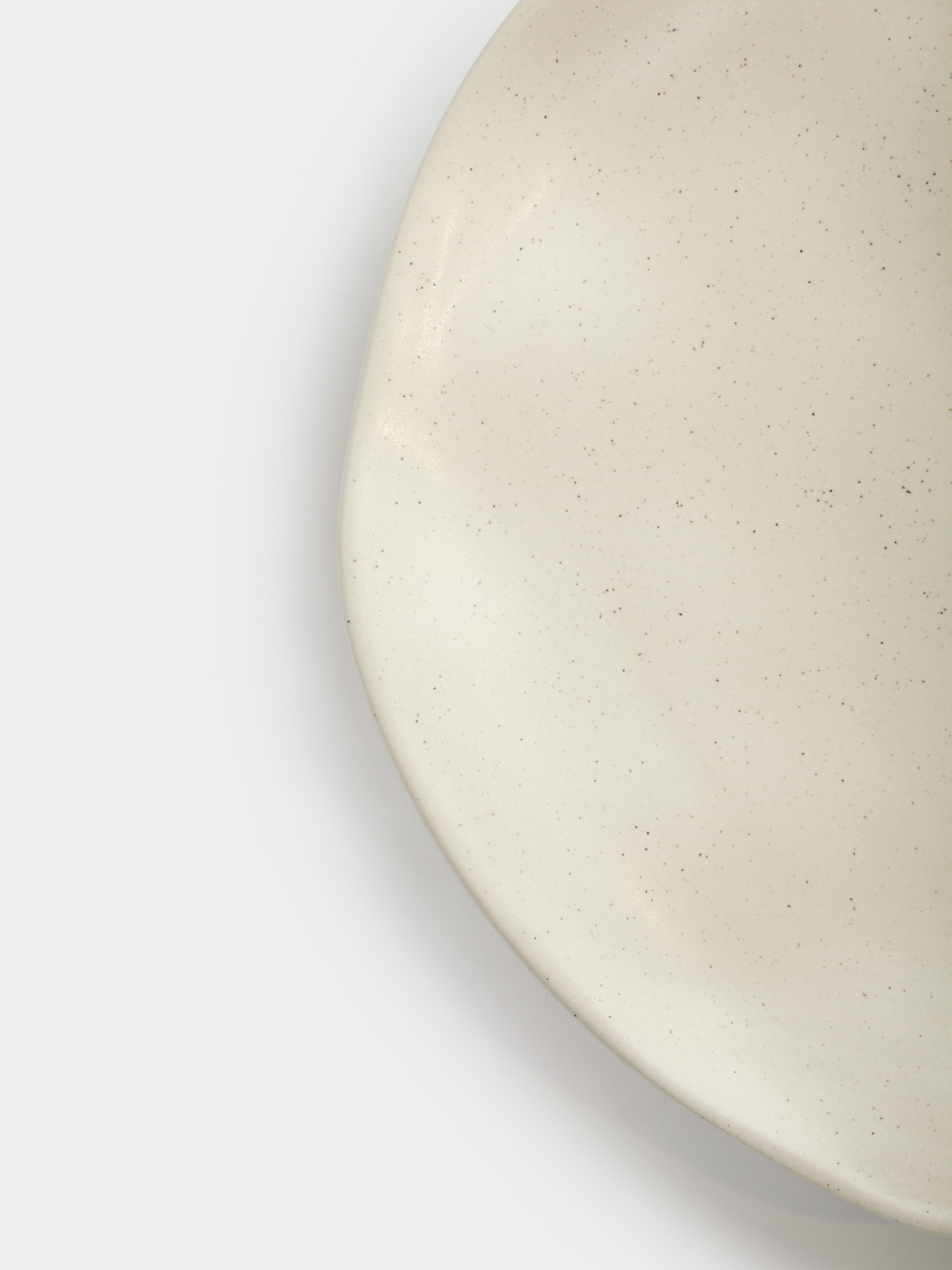 Тарелка закусочная, 22 см, керамика, молочная, Мятый эффект, Crumple creme, image-2