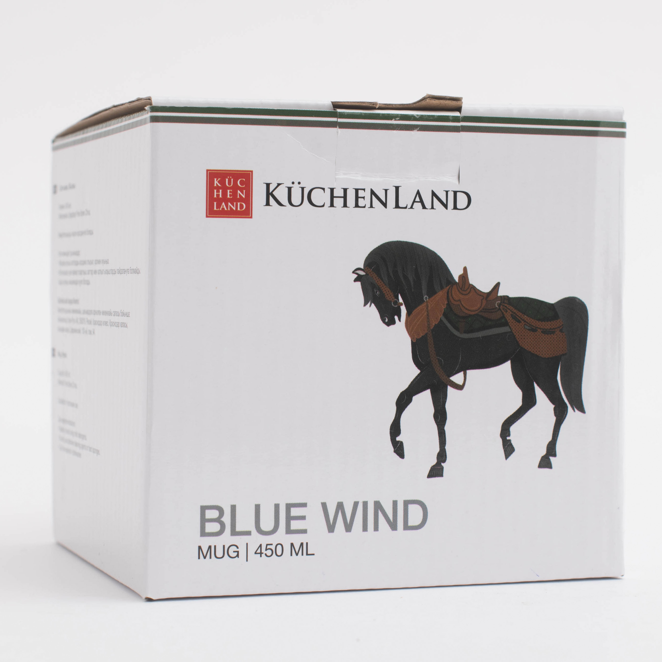 Кружка, 450 мл, фарфор F, белая, Лошадь, Blue wind изображение № 6