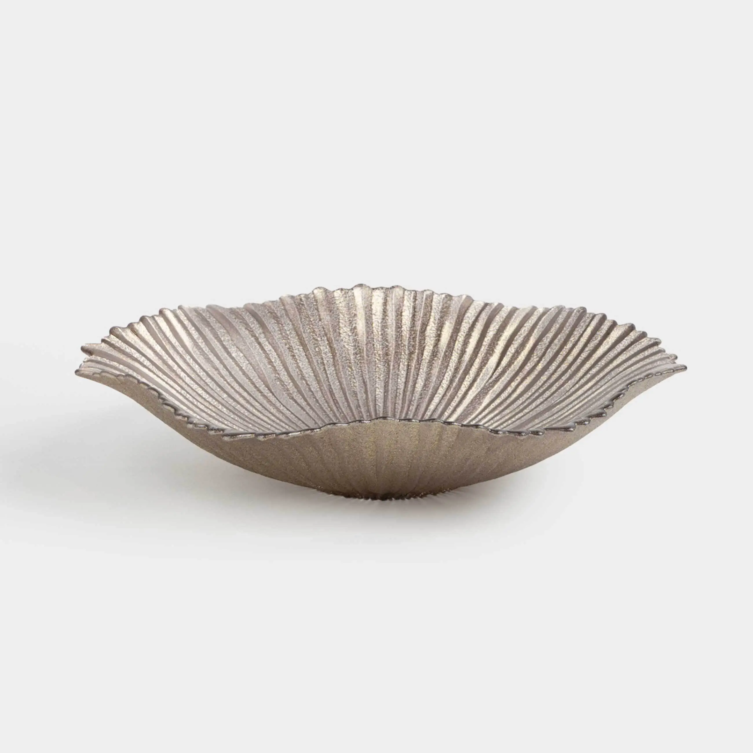 Ваза для фруктов, 32х7 см, стекло Р, коричневая, Verge