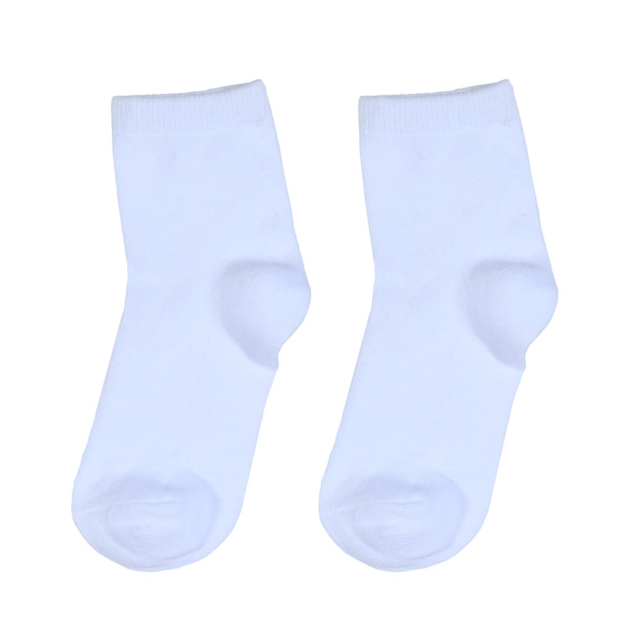 Носки детские, р. 27-30, хлопок/полиэстер, белые, Basic носки женские р 38 41 хлопок полиэстер белые basic