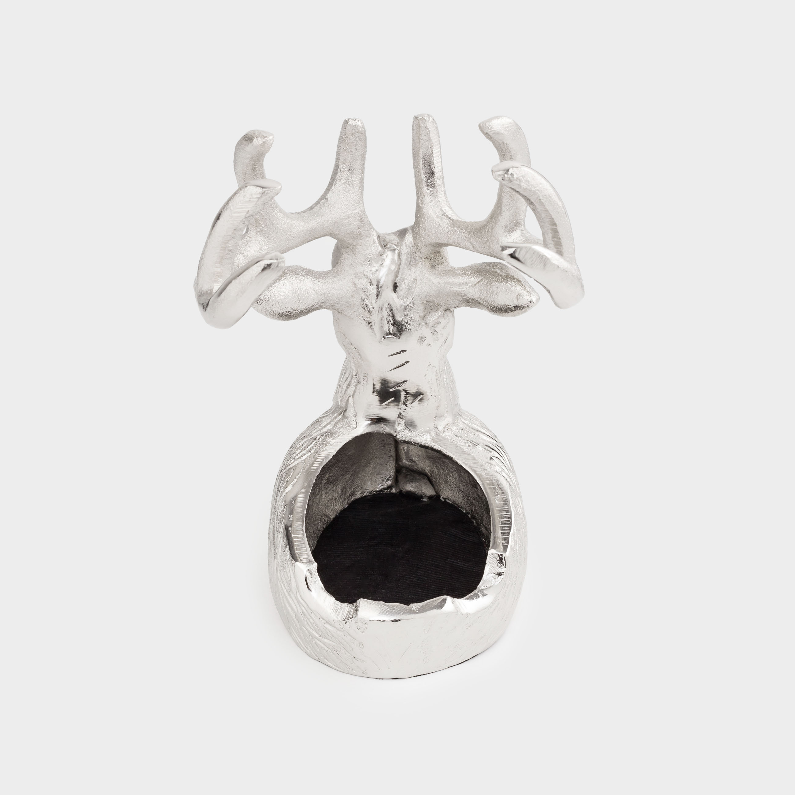 Подставка для бутылки, 20 см, металл, серебристая, Олень, Arctic deer