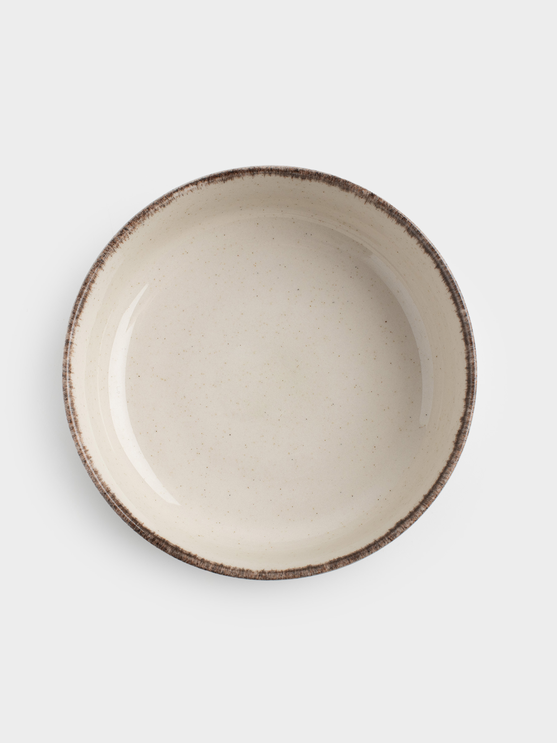 Салатник, 15х5 см, 500 мл, 2 шт, керамика, бежевая, в крапинку, Speckled glaze, image-4