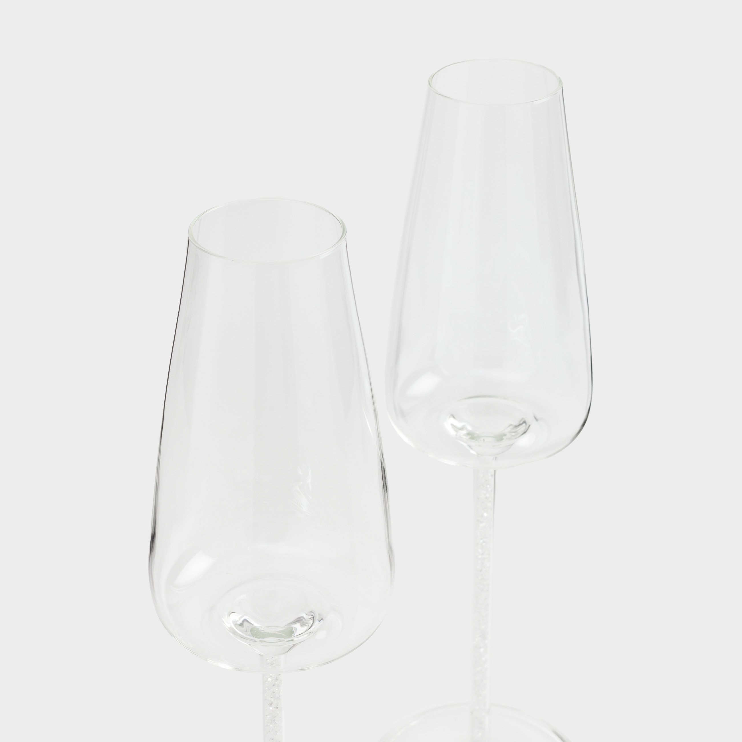Бокал для шампанского, 270 мл, 2 шт, стекло Б/стразы, Sorento crystal, image-5