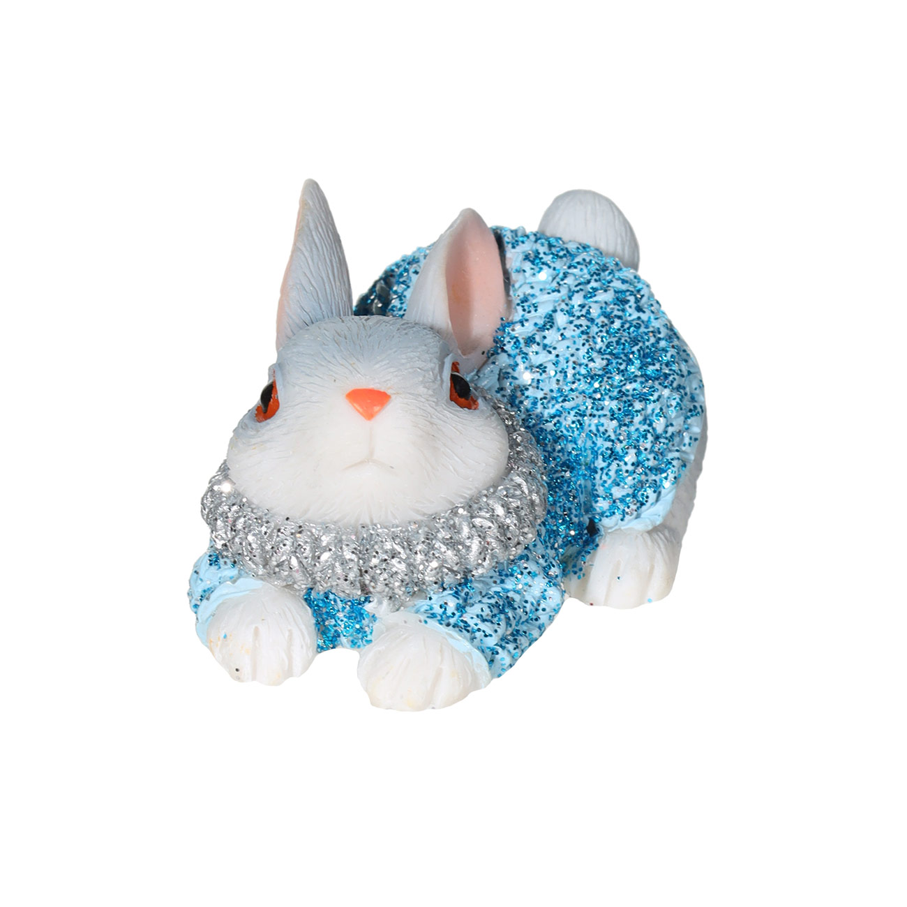 

Статуэтка, 5 см, полирезин, Серый кролик в голубом свитере, Rabbit