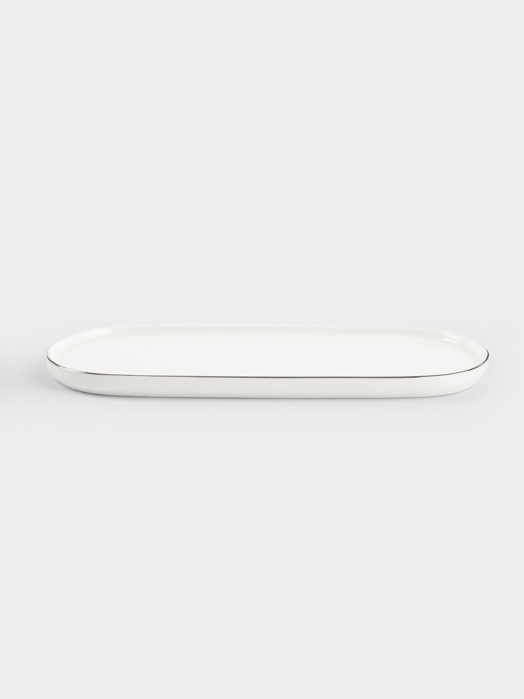 Блюдо, 25х11 см, фарфор F, овальное, белое, Ideal silver, image-4