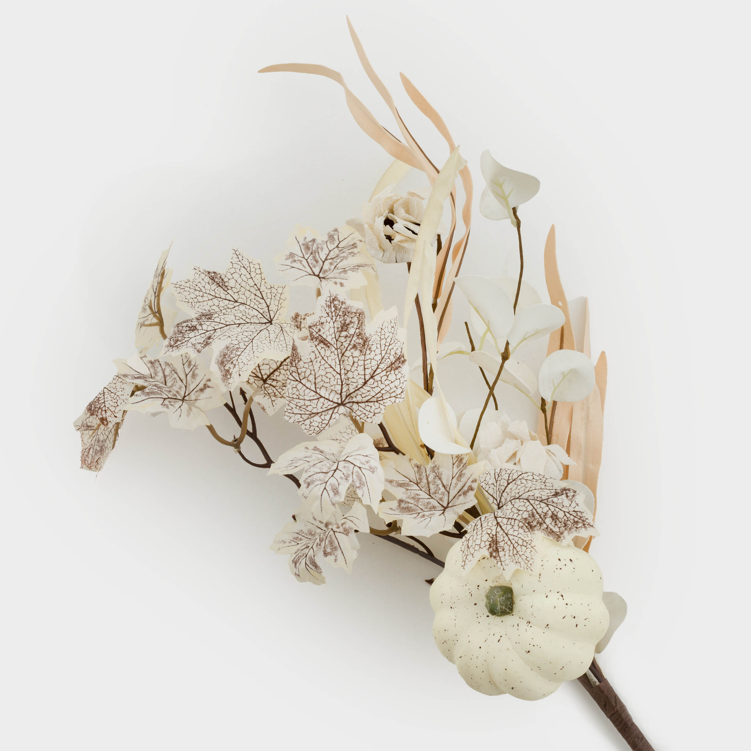 Ветка декоративная, 50 см, пенопласт/полиэстер, Белый букет, Golden glow decor, image-2