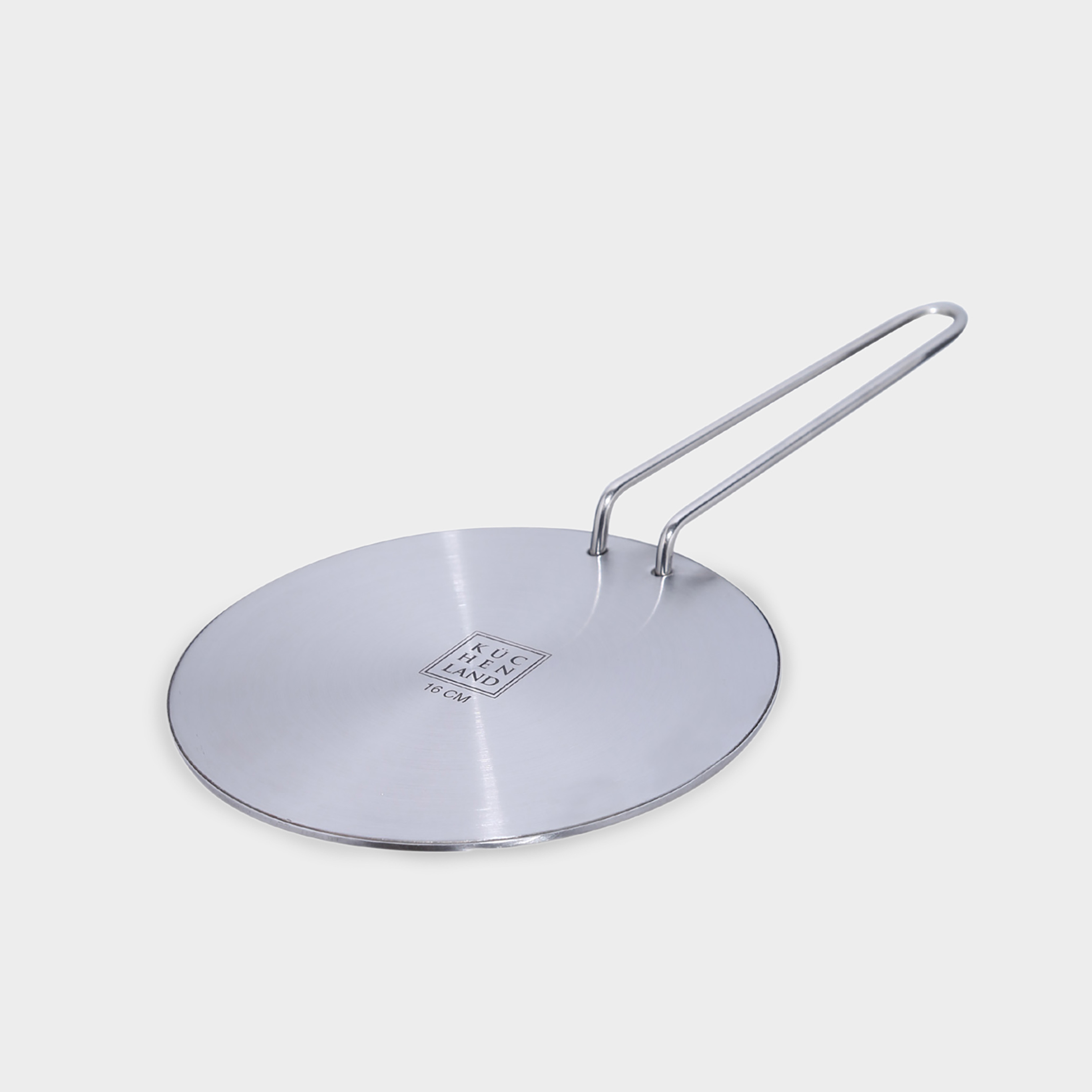 Kuchenland Диск-переходник для индукционной плиты 16 см со съемной ручкой стальалюминий Induction 1790₽